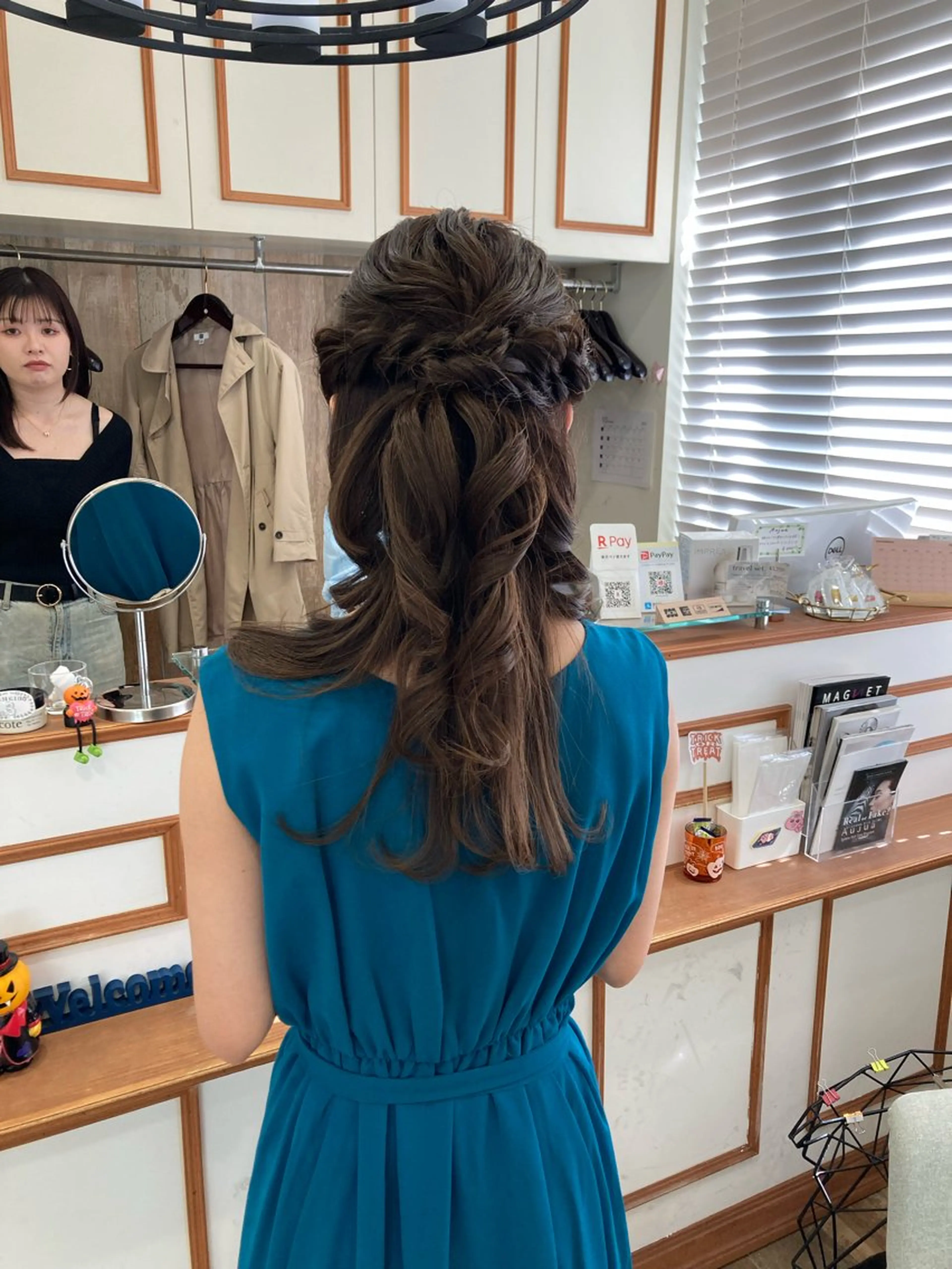 ロング ヘアアレンジ ハーフアップ ヘアセット 🫧ゆうき🪽 髪質改善/ハイライトのヘアスタイル