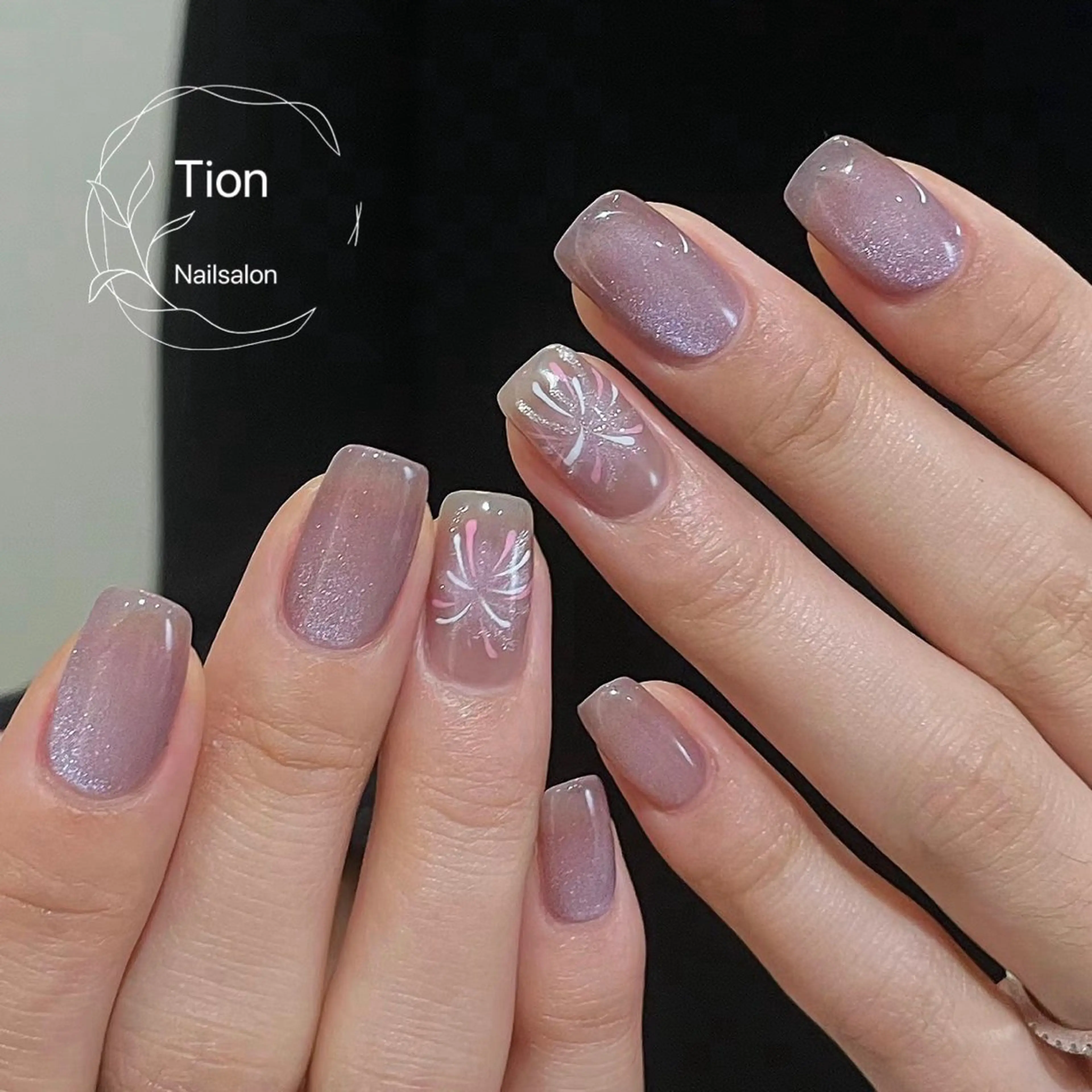 ネイル チークネイル 長さ出し フットネイル フレンチネイル ジェルネイル Nailsalin Tion 浦和店のネイルデザイン