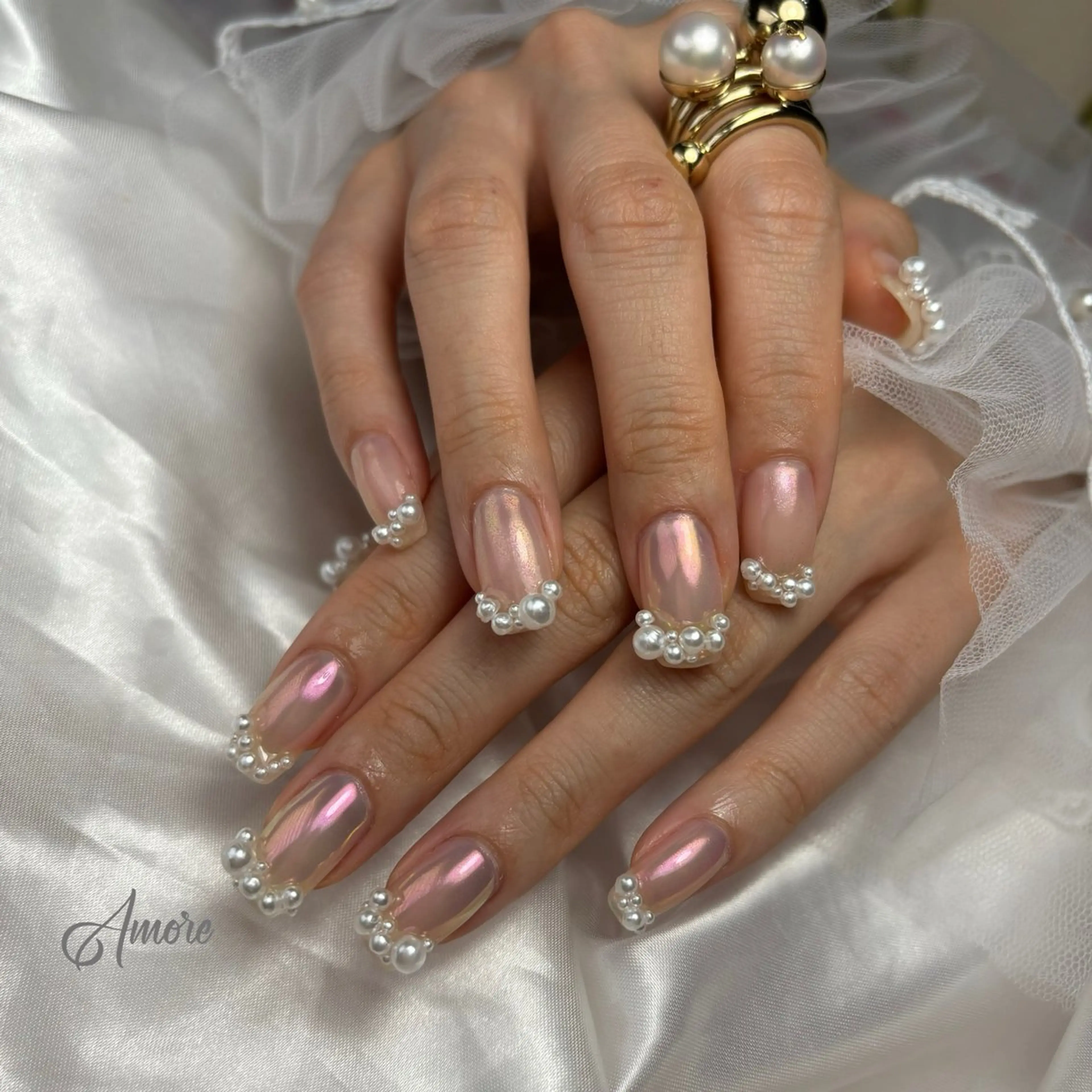 ネイル ジェルネイル キラキラネイル 韓国ネイル マグネットネイル パラジェル You kyehwaのネイルデザイン