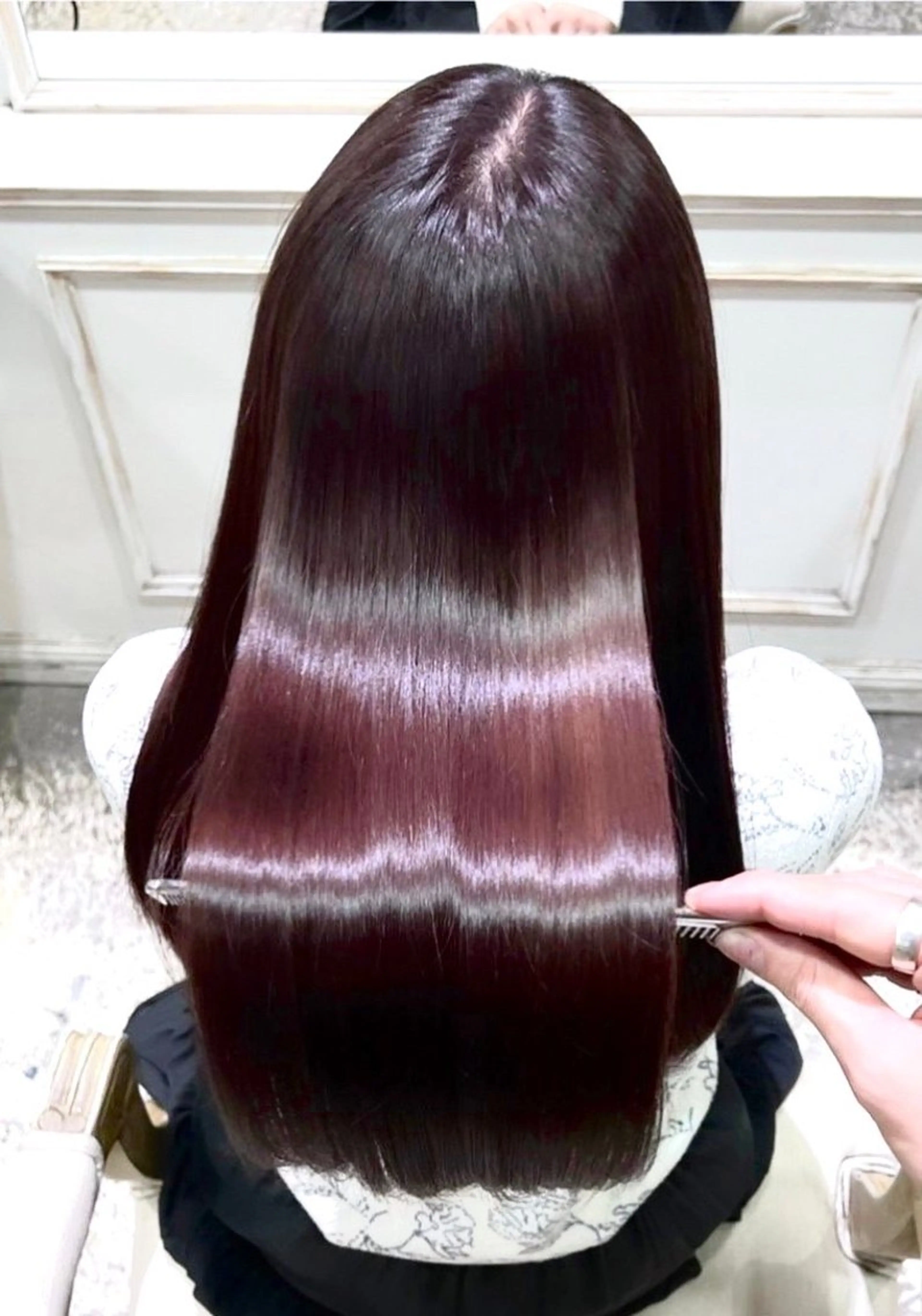 ミディアム カラー カット ヘアカラー 縮毛矯正 トリートメント 🎨デザイン🥇 美髪・艶髪　日暮千敬のヘアスタイル