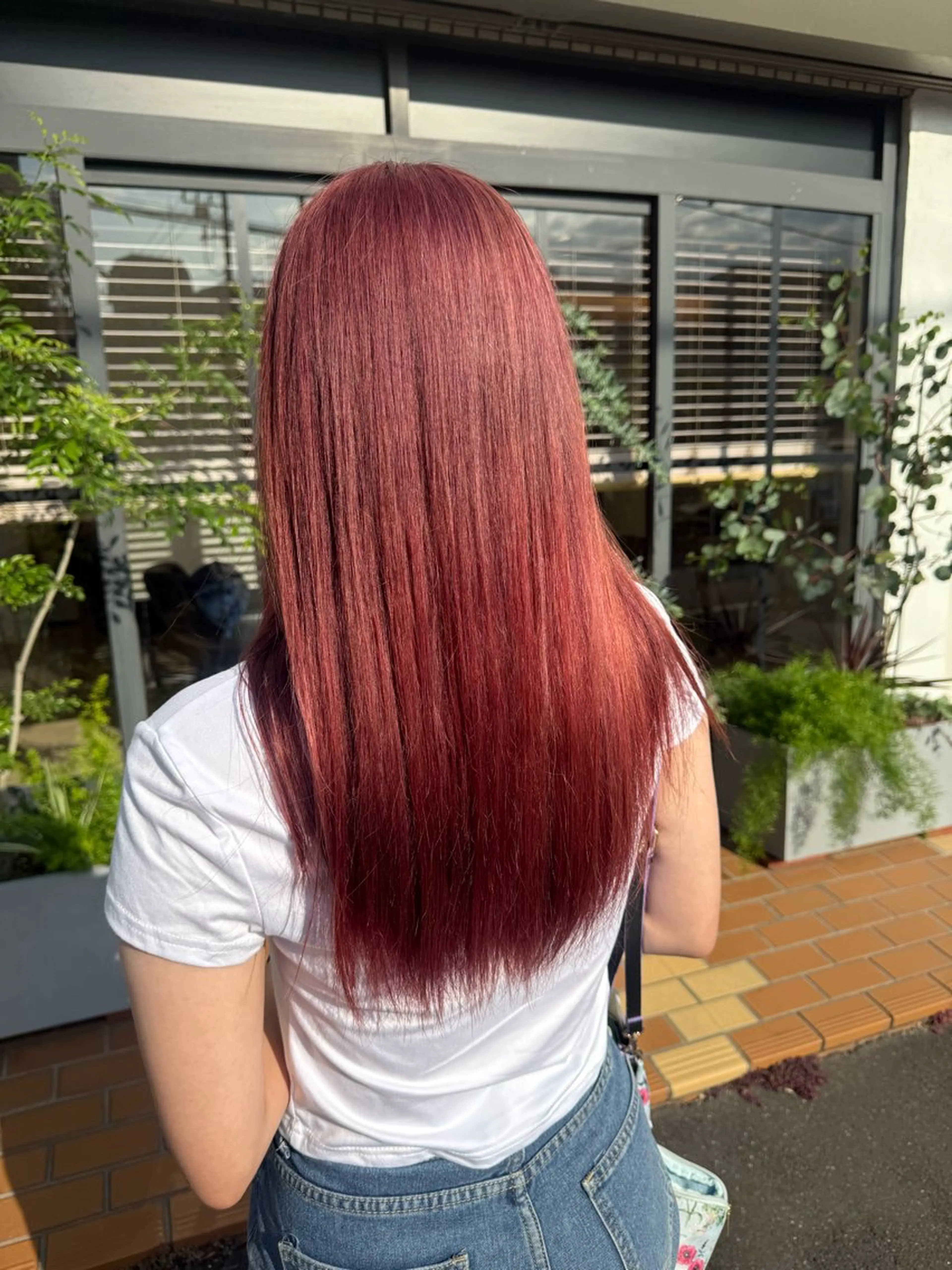 ロング ヘアカラー 金子 彩心のヘアスタイル