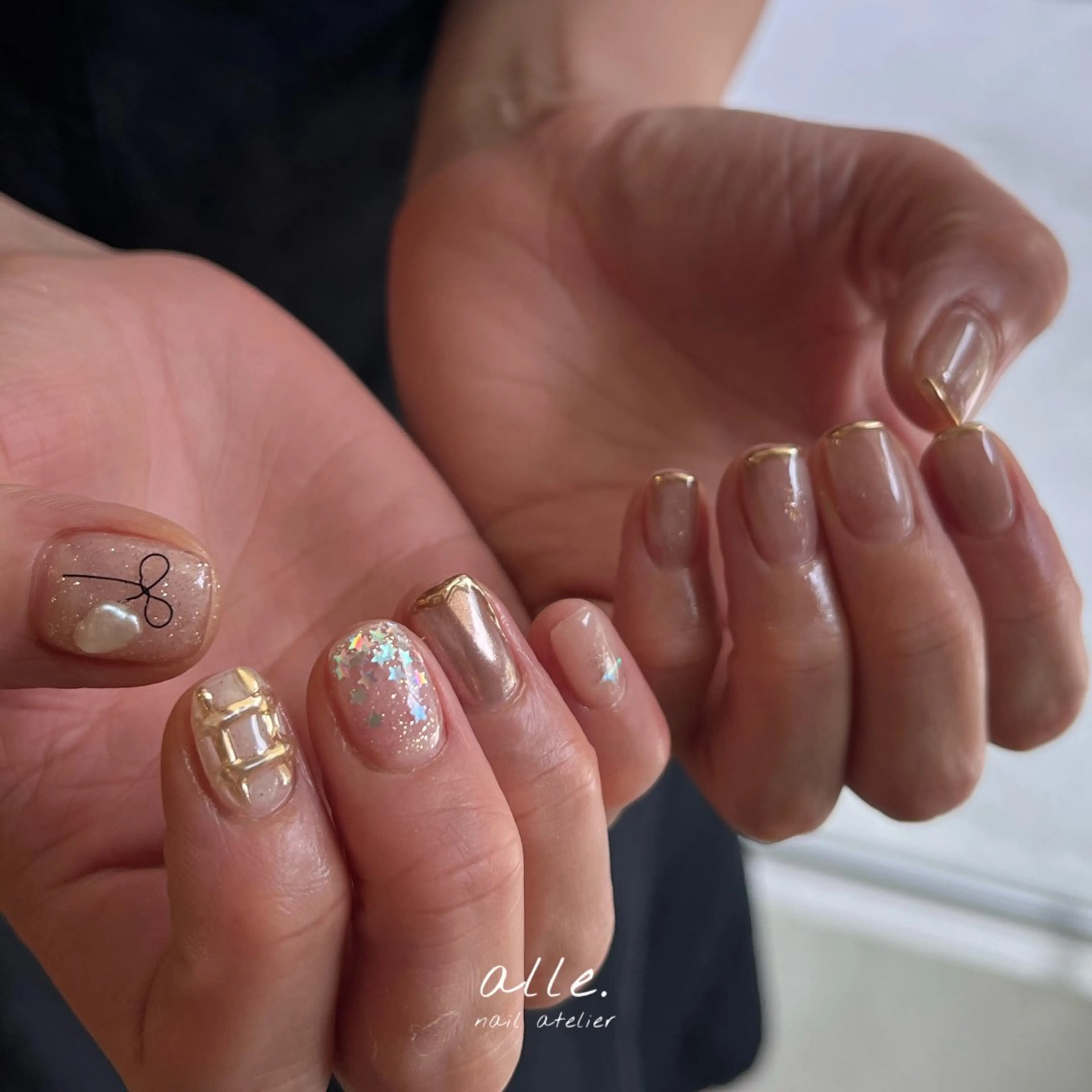 ネイル ハンドネイル atelier alle.のネイルデザイン