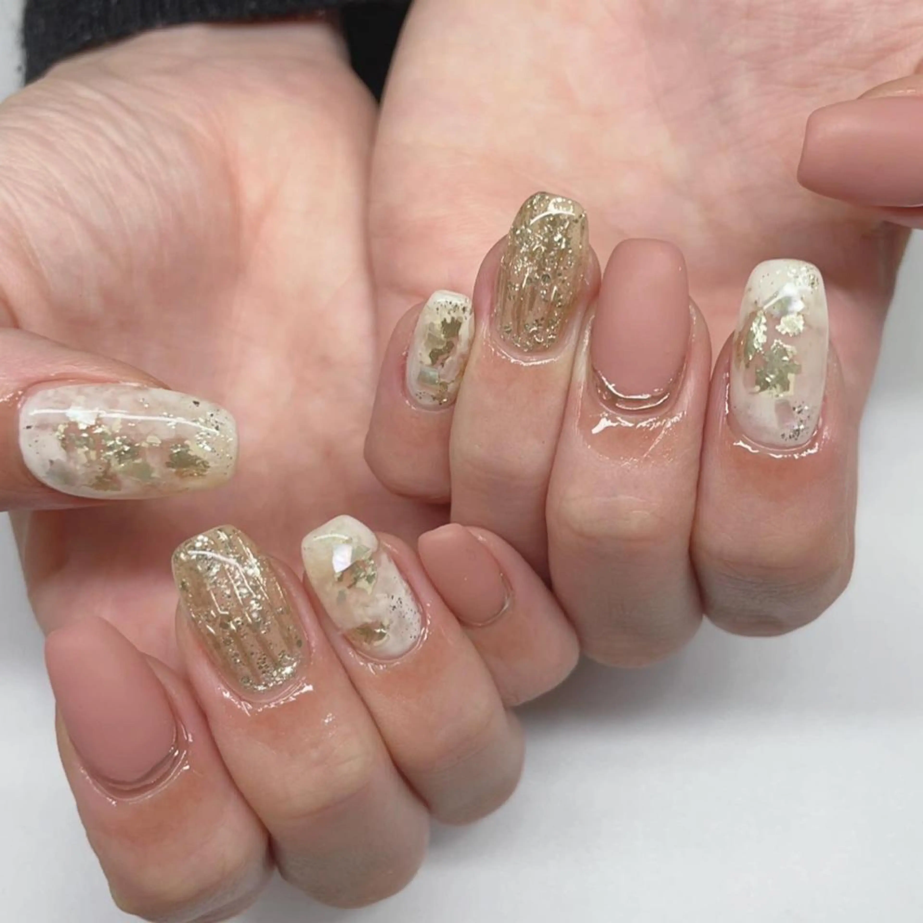 ネイル ジェルネイル グラデーション 持ち込み ニュアンスネイル オフィスネイル Lety total beautyのネイルデザイン