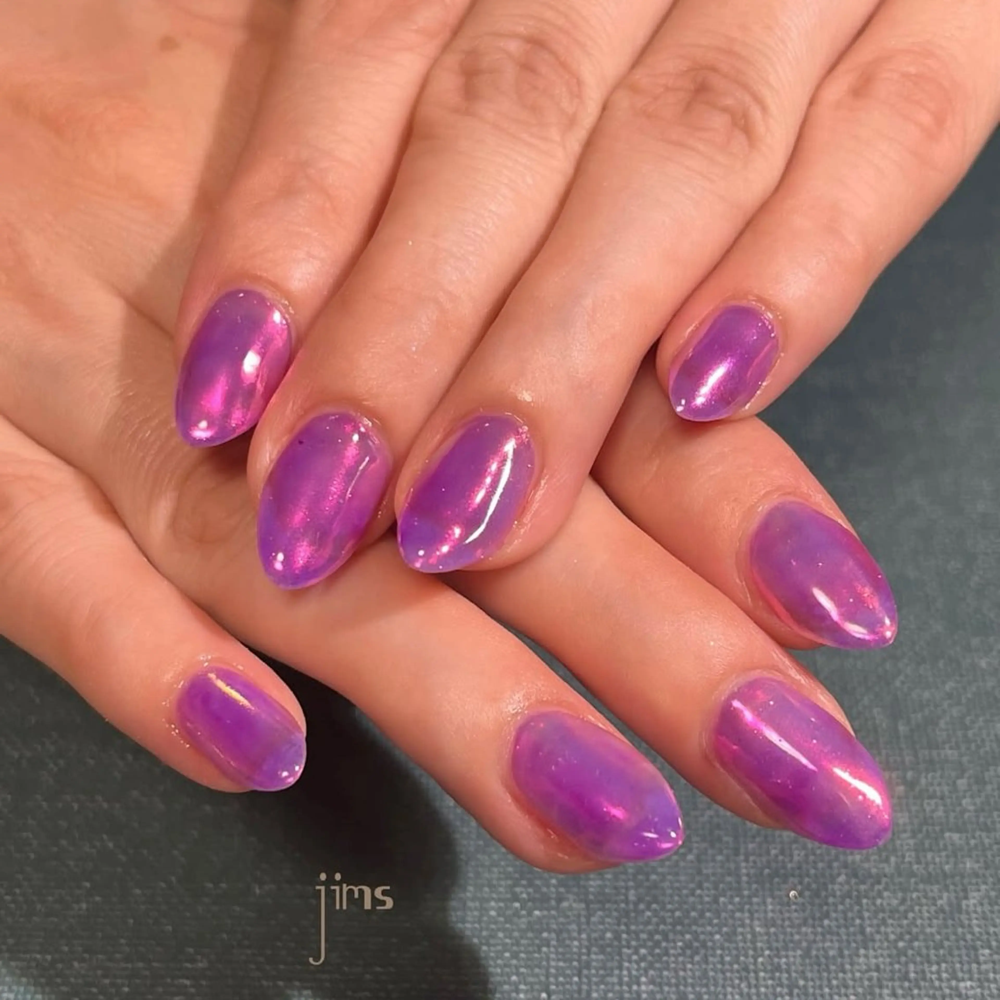 ネイル オーロラネイル ハンドネイル nail salon JIMS【じむ】のネイルデザイン