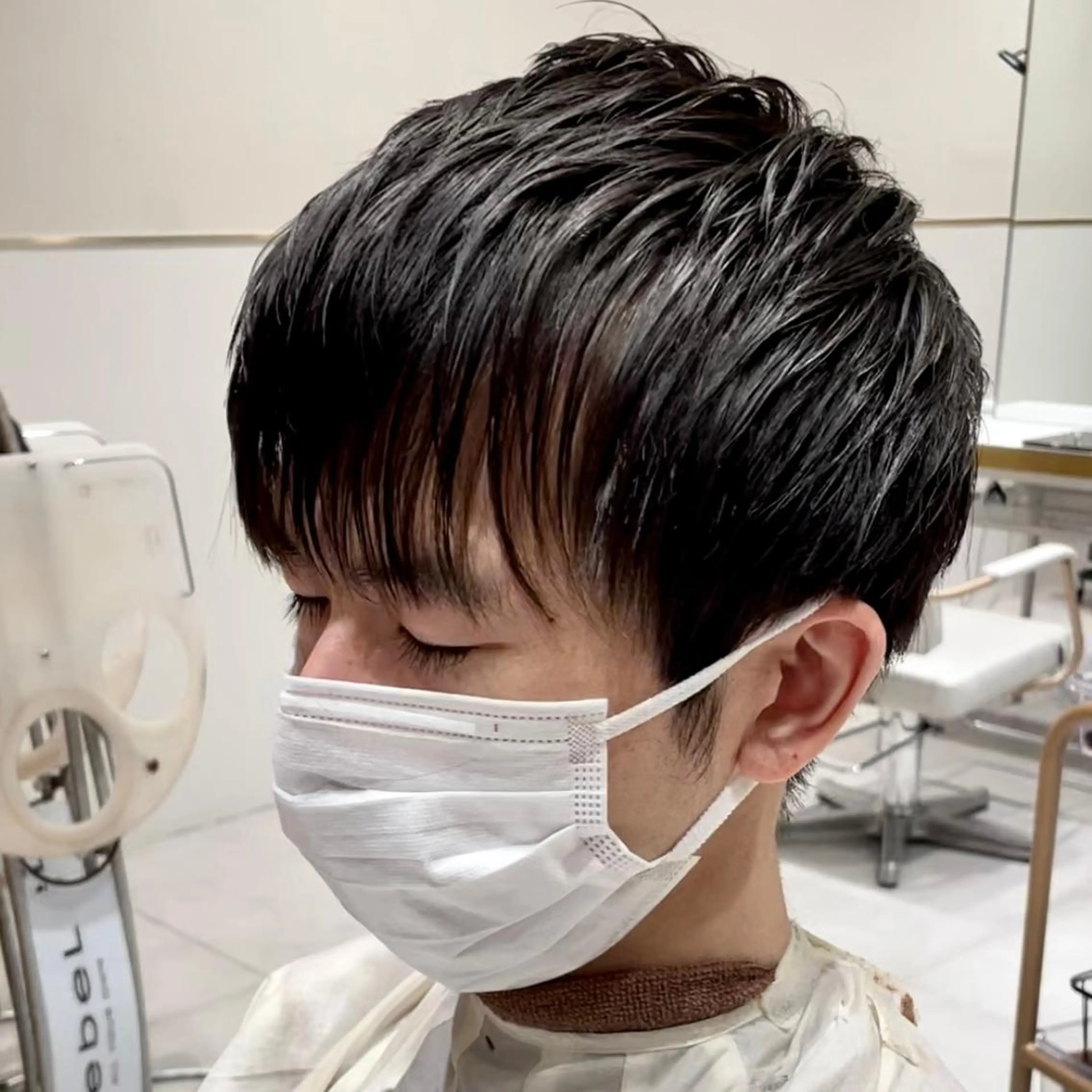 メンズ 🤎小顔レイヤー /ベージュ🤎友香のヘアスタイル