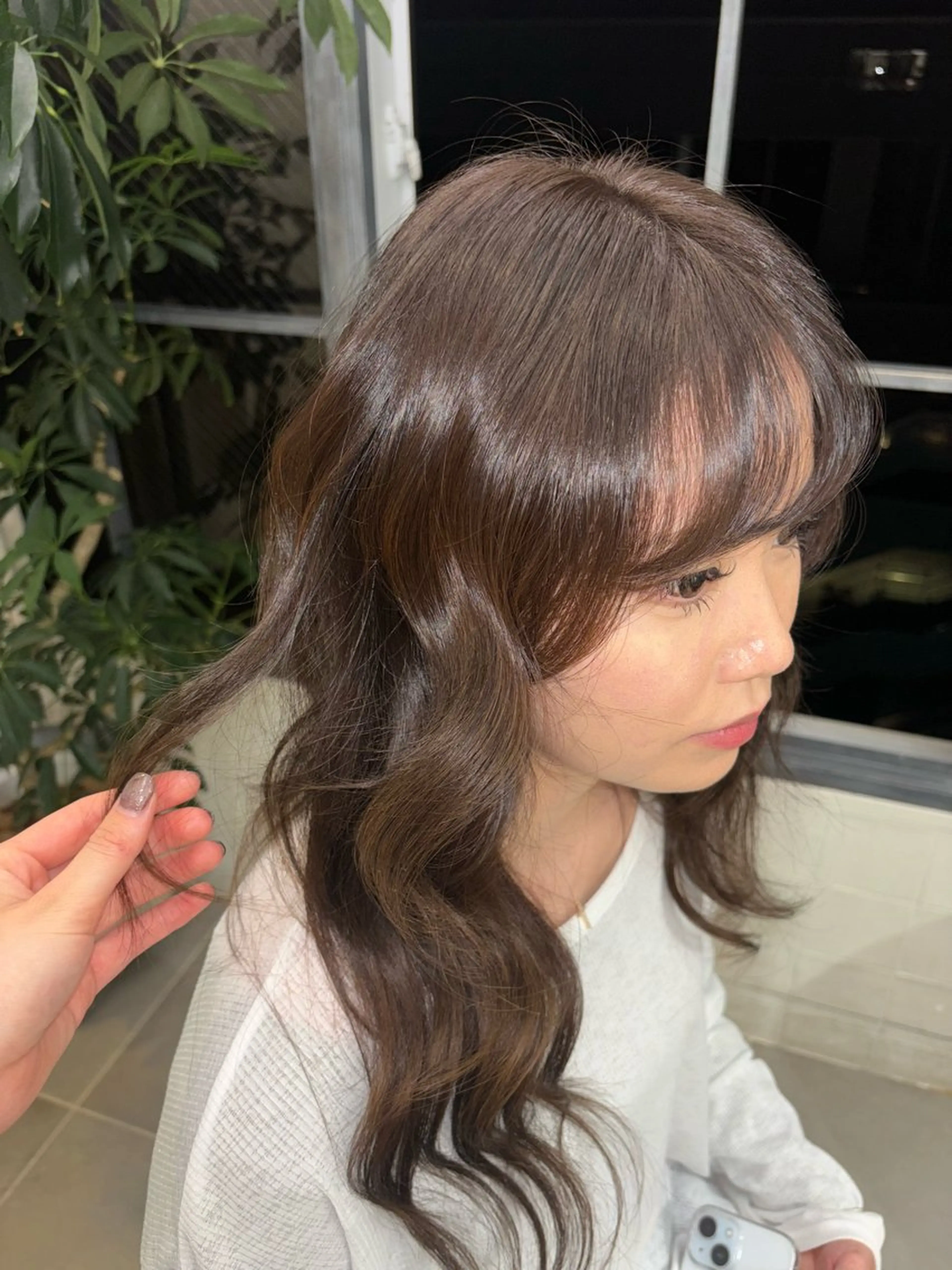 ロング 🍎デザインカラー /カエデ🍎のヘアスタイル