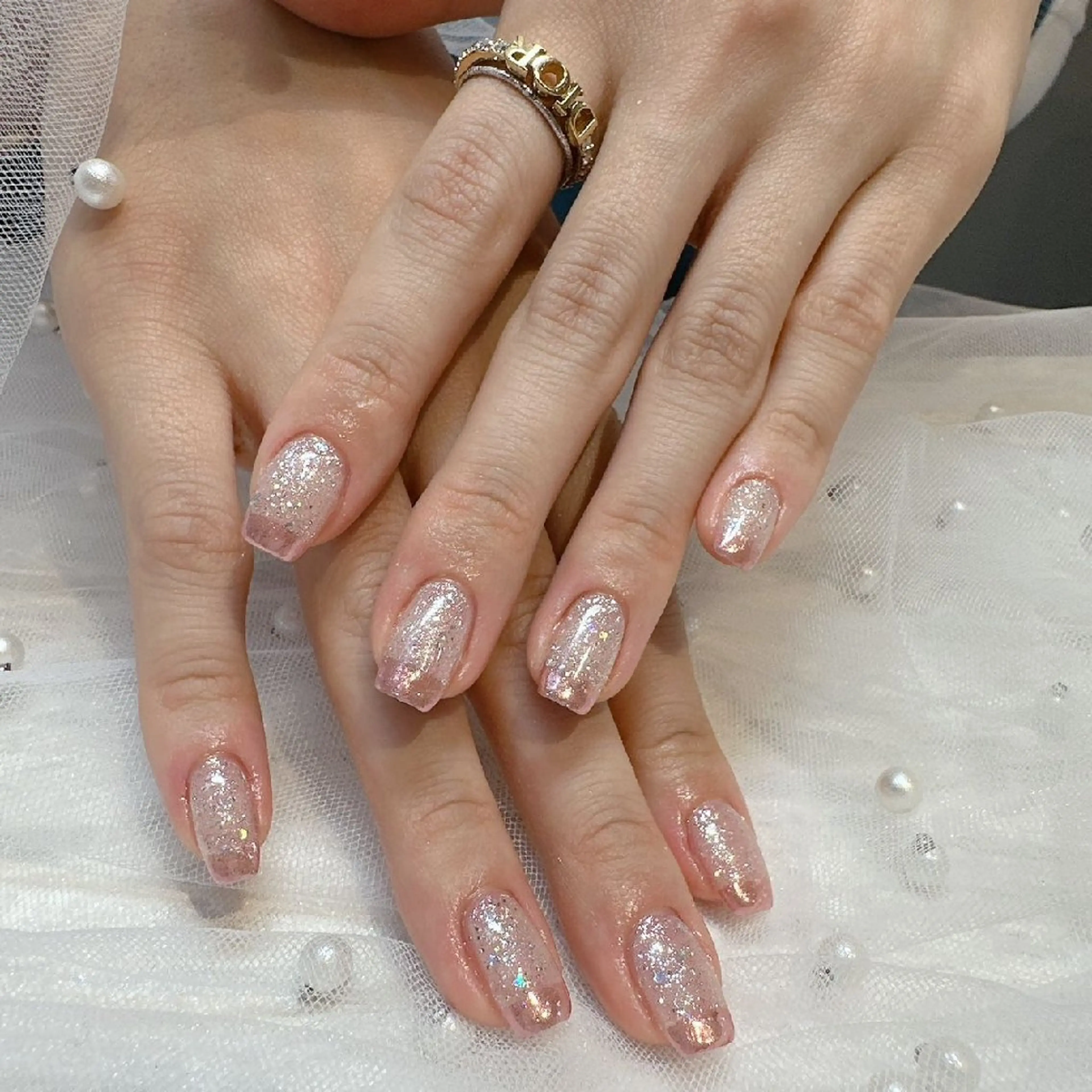 ネイル キラキラネイル ハンドネイル UM Nail Salonのネイルデザイン