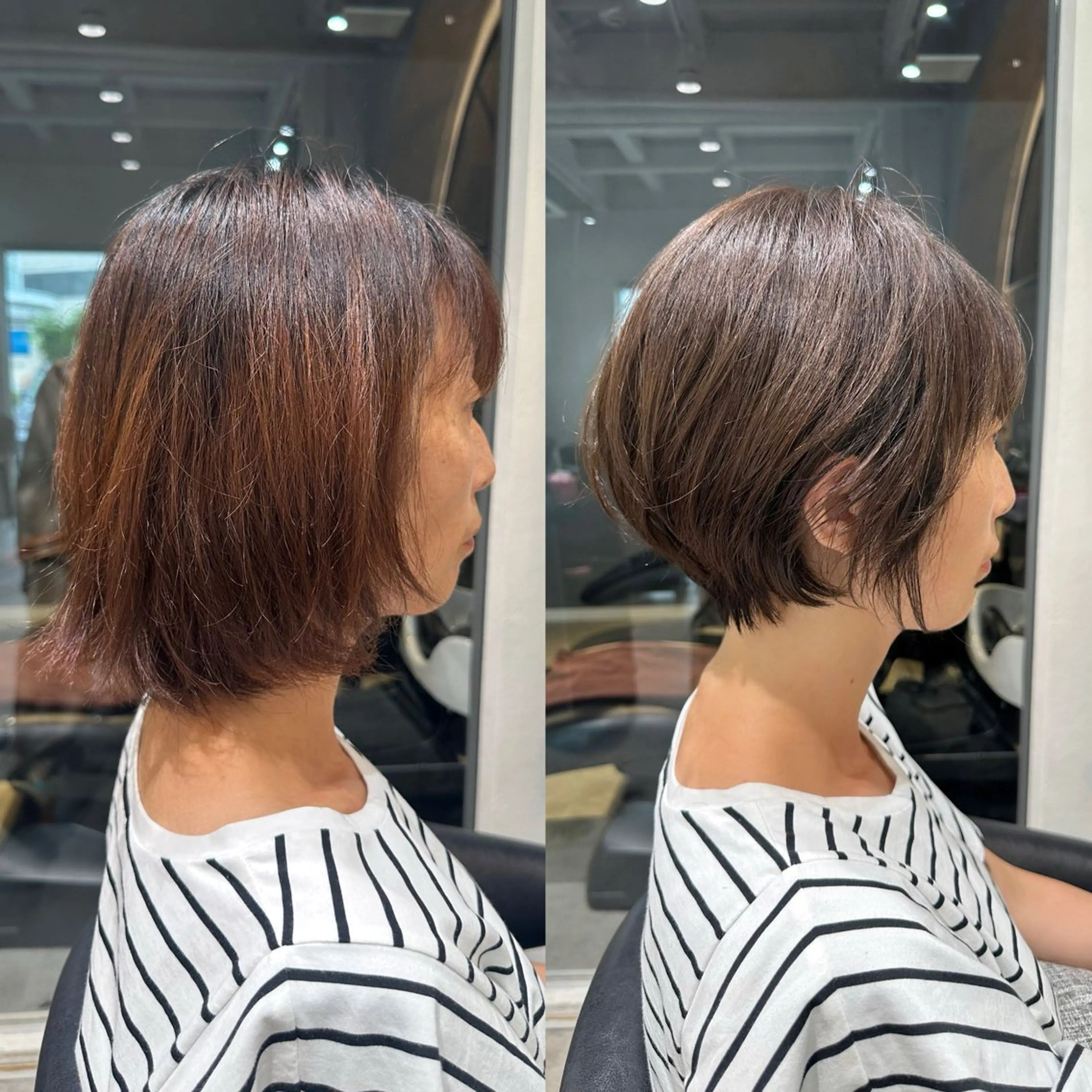 ショート ショートヘア 小顔カット カット ヘアカラー トリートメント ヘッドスパ taiga レイヤー /髪質改善/矯正🌈のヘアスタイル