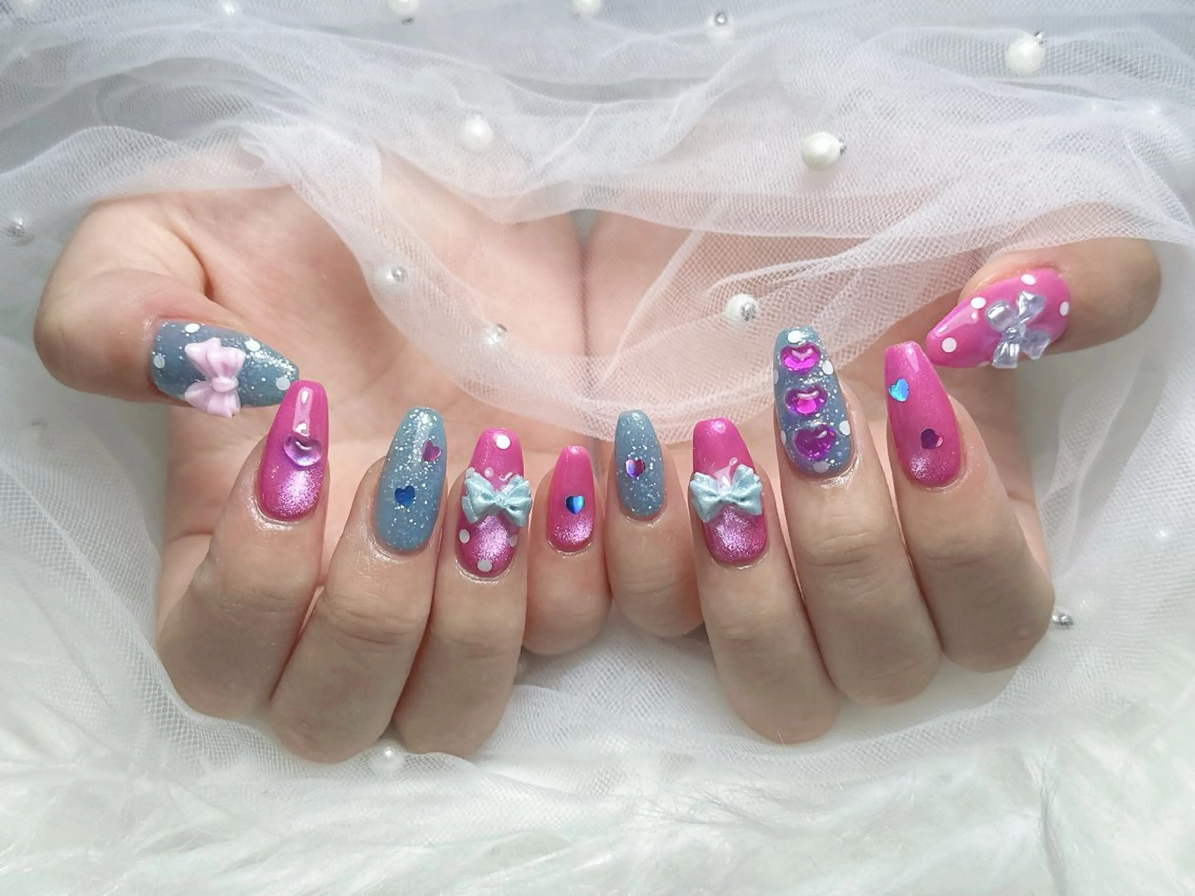 ネイル 【Eclat ｴｸﾗ】nail＆beauty所属・Eclat〔ｴｸﾗ〕 MOEKA𝜗𝜚*のネイルデザイン