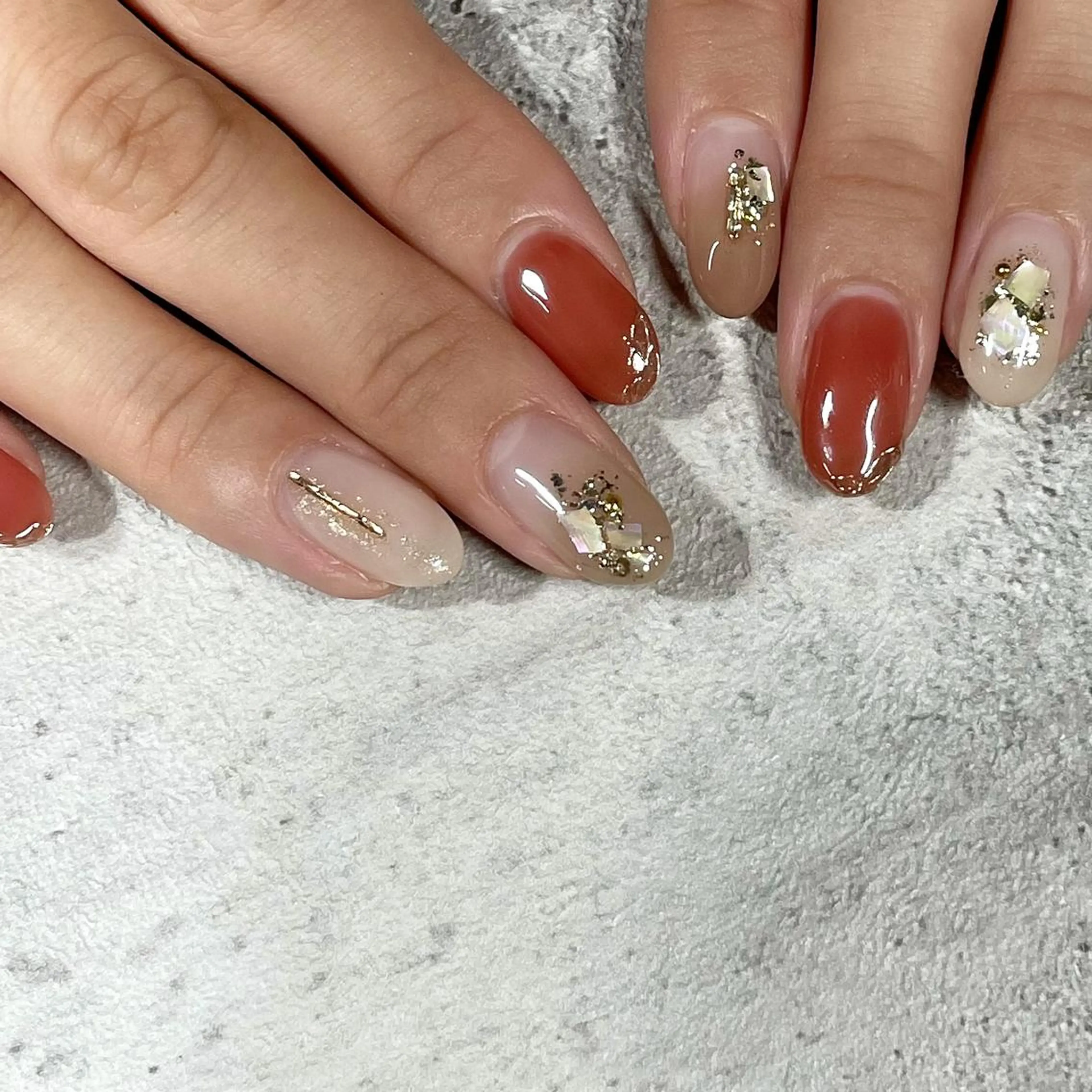 ネイル ジェルネイル 東 千夏のネイルデザイン