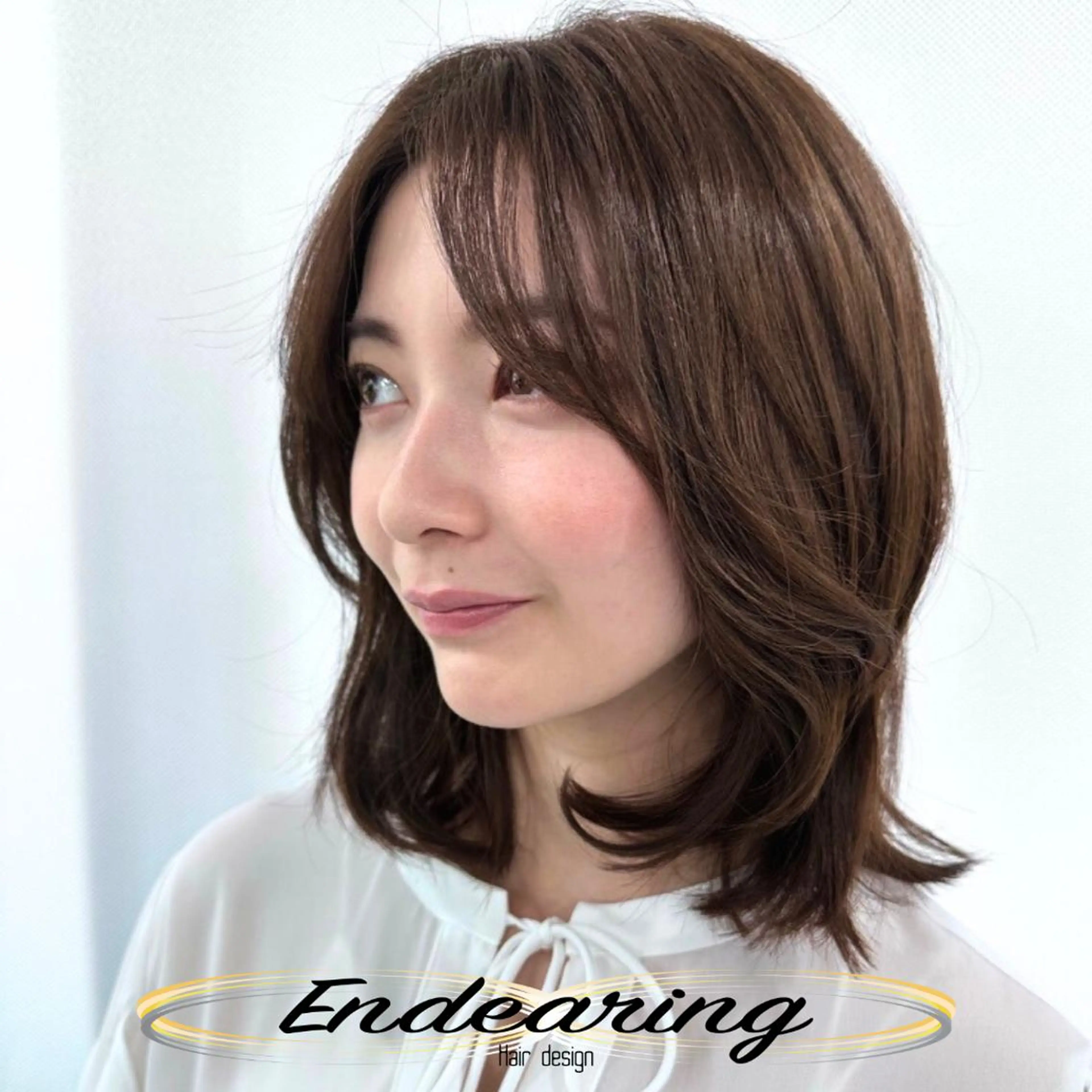 カラー 透明感カラー カット ヘアカラー Endearing 銀座/レイヤーカットのヘアスタイル