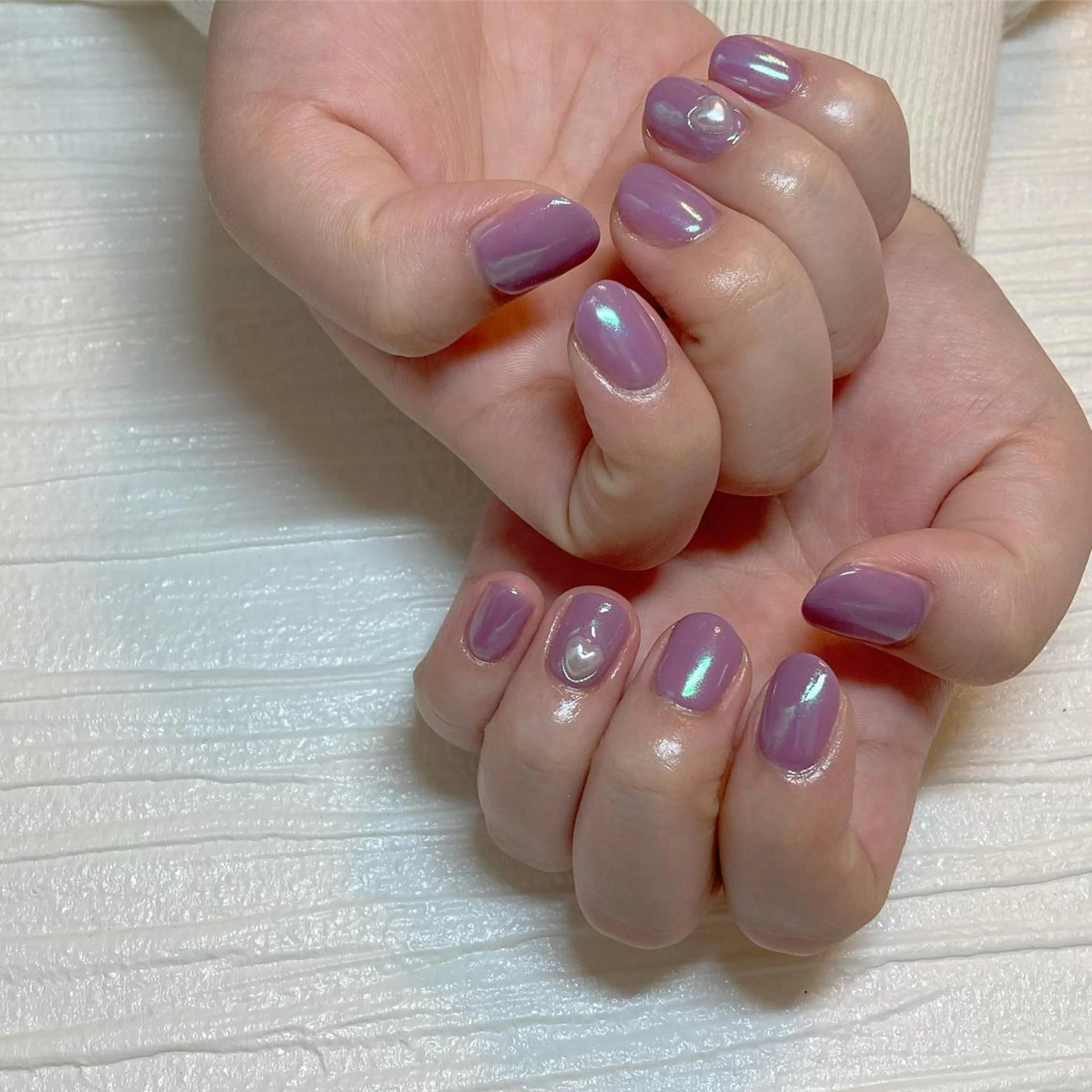 ネイル オーロラネイル ﾐﾙﾌｨｰﾕ /Tomoeのネイルデザイン