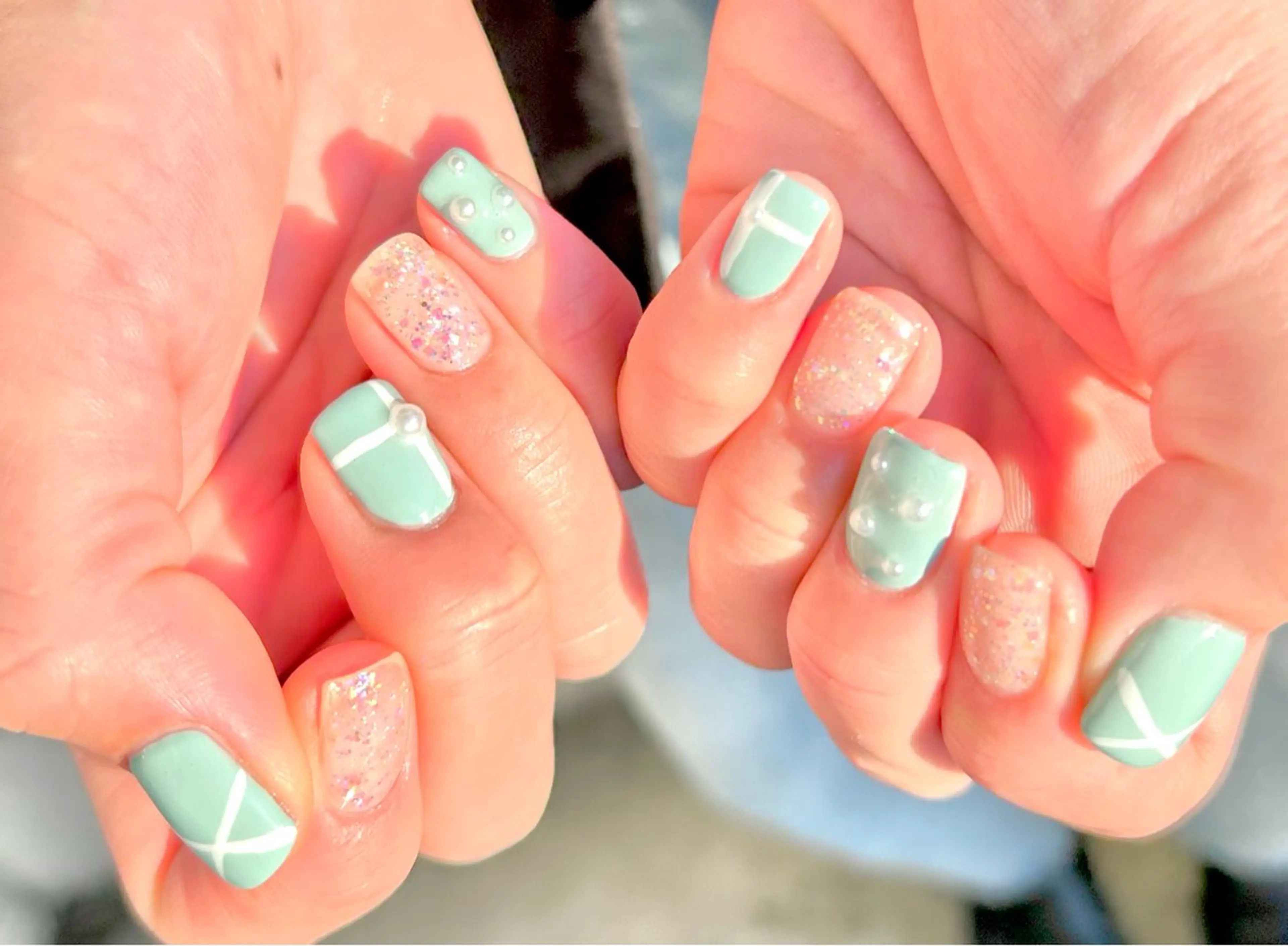 ネイル ハンドネイル Arco Iris 告瑠莉のネイルデザイン