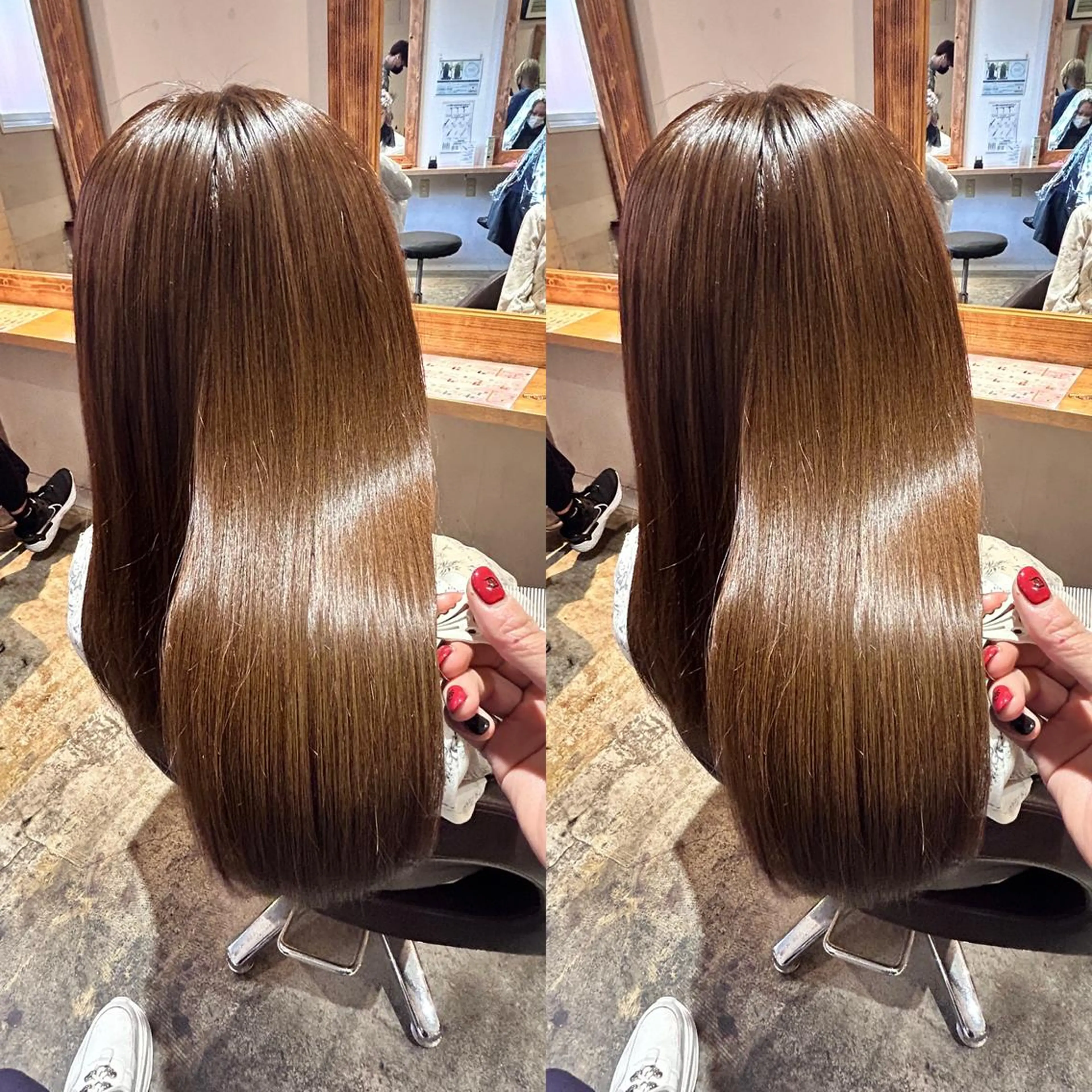 ロング カラー ベージュカラー 髪質改善 ヘアカラー トリートメント 店長✨髪質改善✖️ 透明感カラー／純大のヘアスタイル