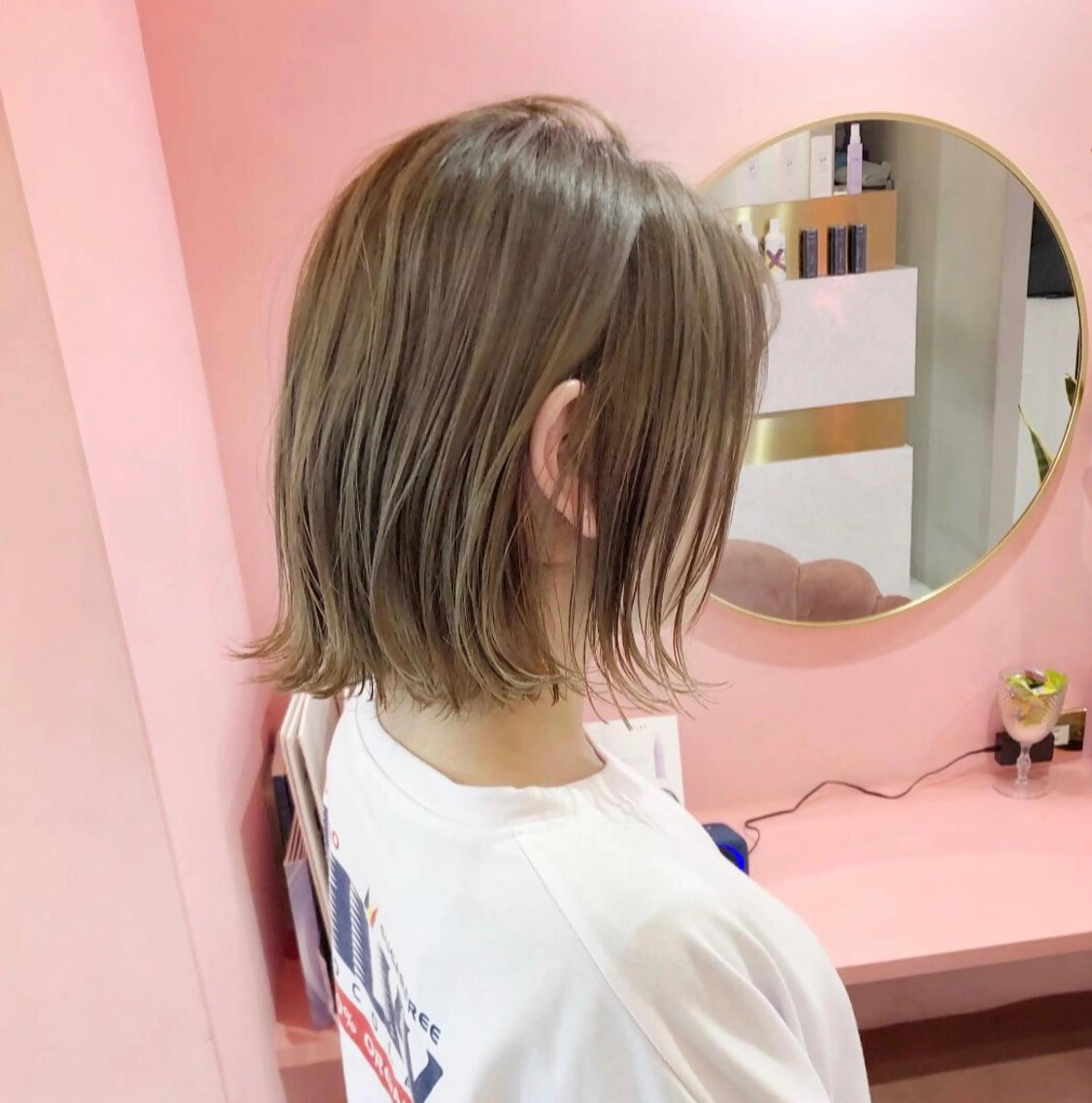 ショート カラー プル艶職人/ にしものヘアスタイル