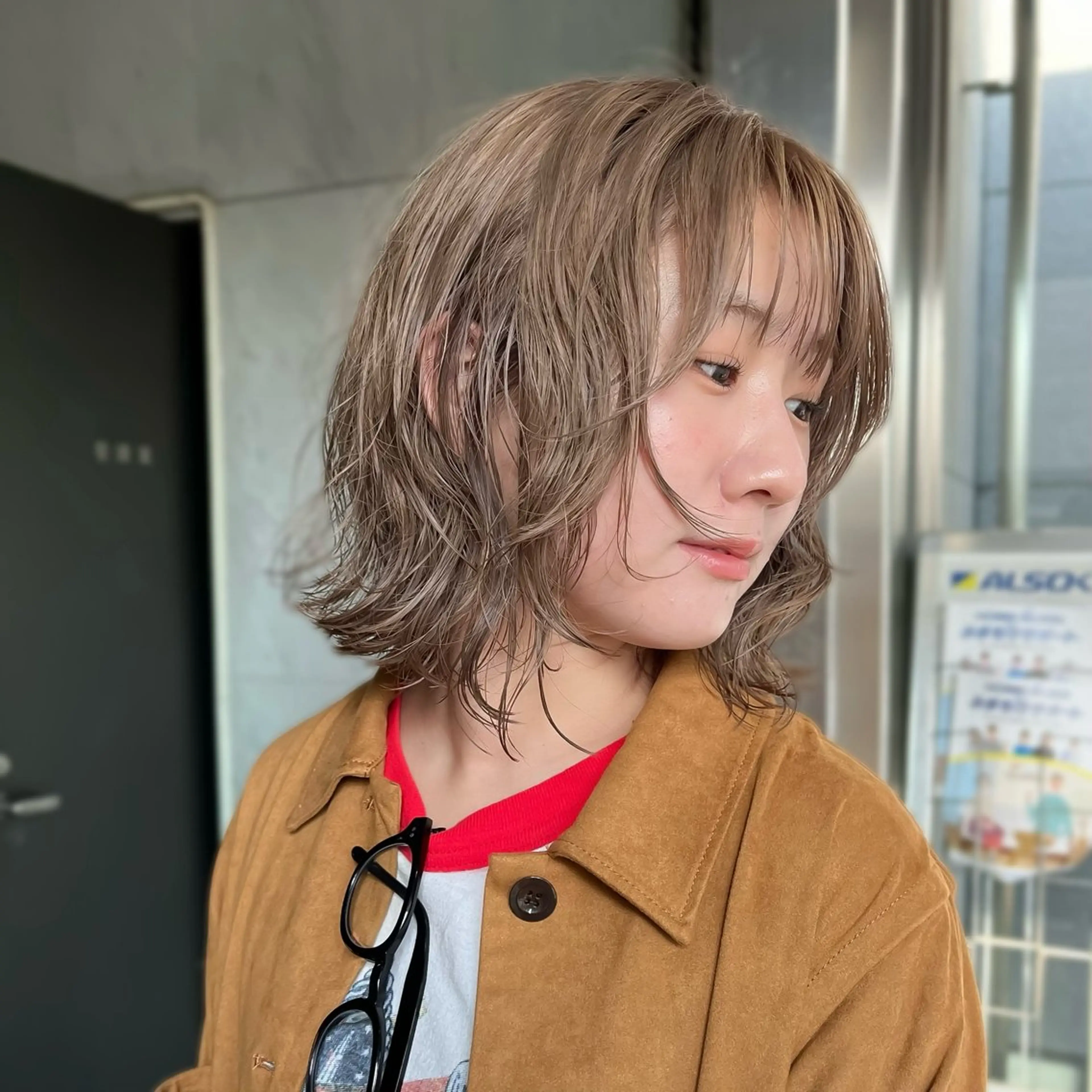 ショート カット ヘアカラー たおちゃん／レイヤー ／透明感カラーのヘアスタイル