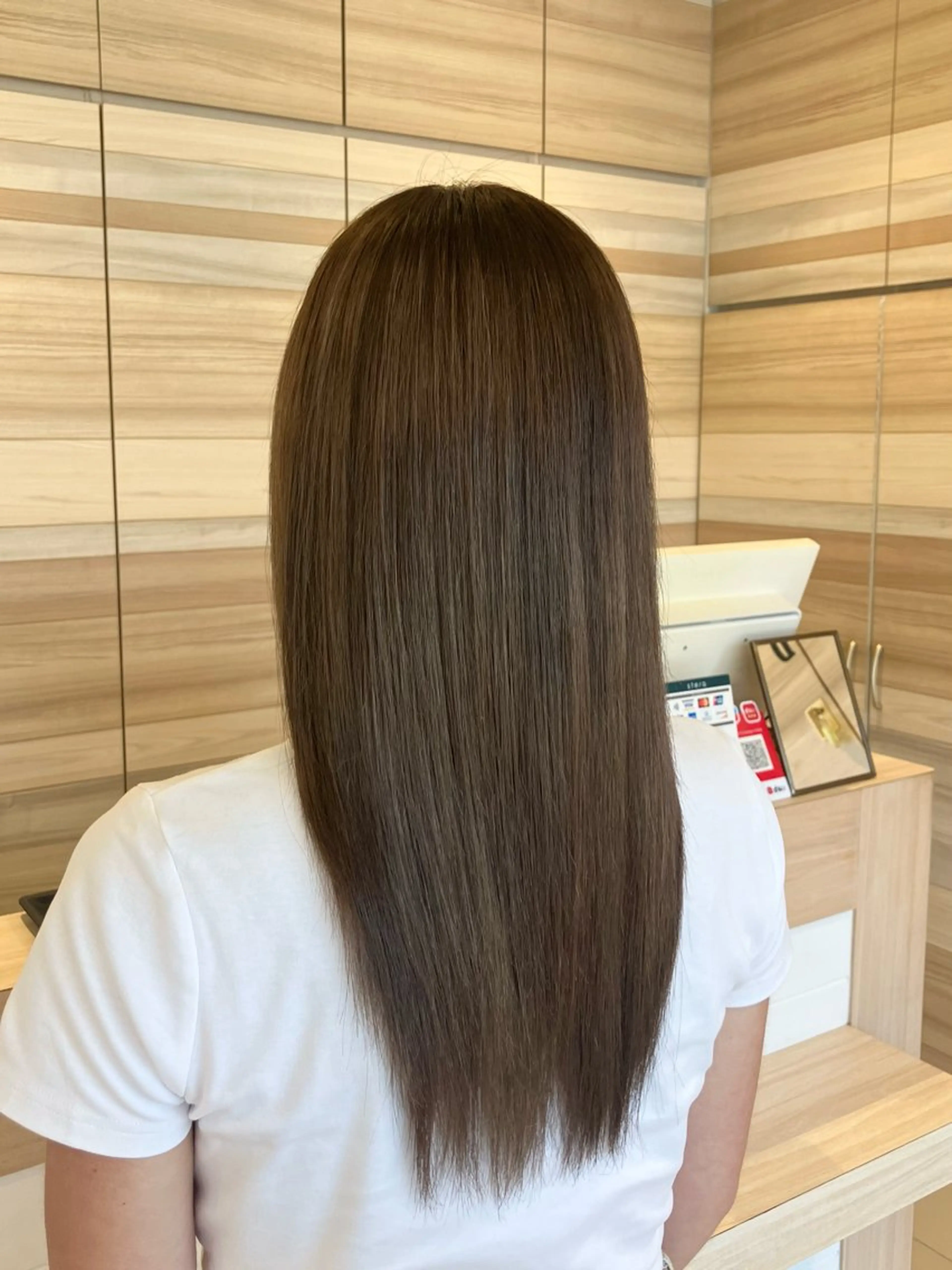 ロング カラー 黒髪 透明感カラー ヘアカラー モデル様募集中🍏✨ Ash_Manamiのヘアスタイル