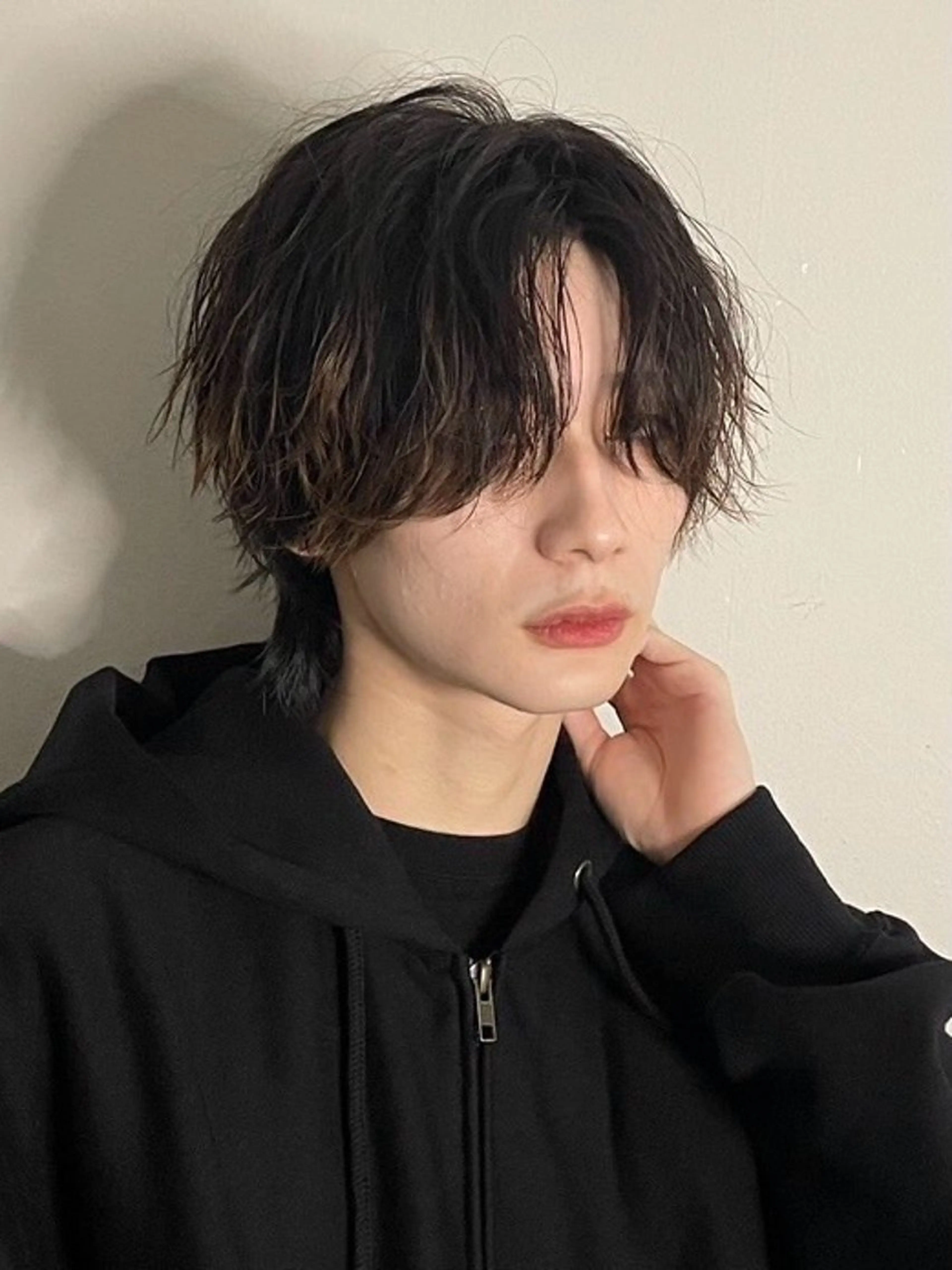 【🔥ミニモ限定価格🔥】メンズカット✂️似合わせ◎ センターパート／マッシュ/ウルフカット(ミニモ学割/韓国)の写真