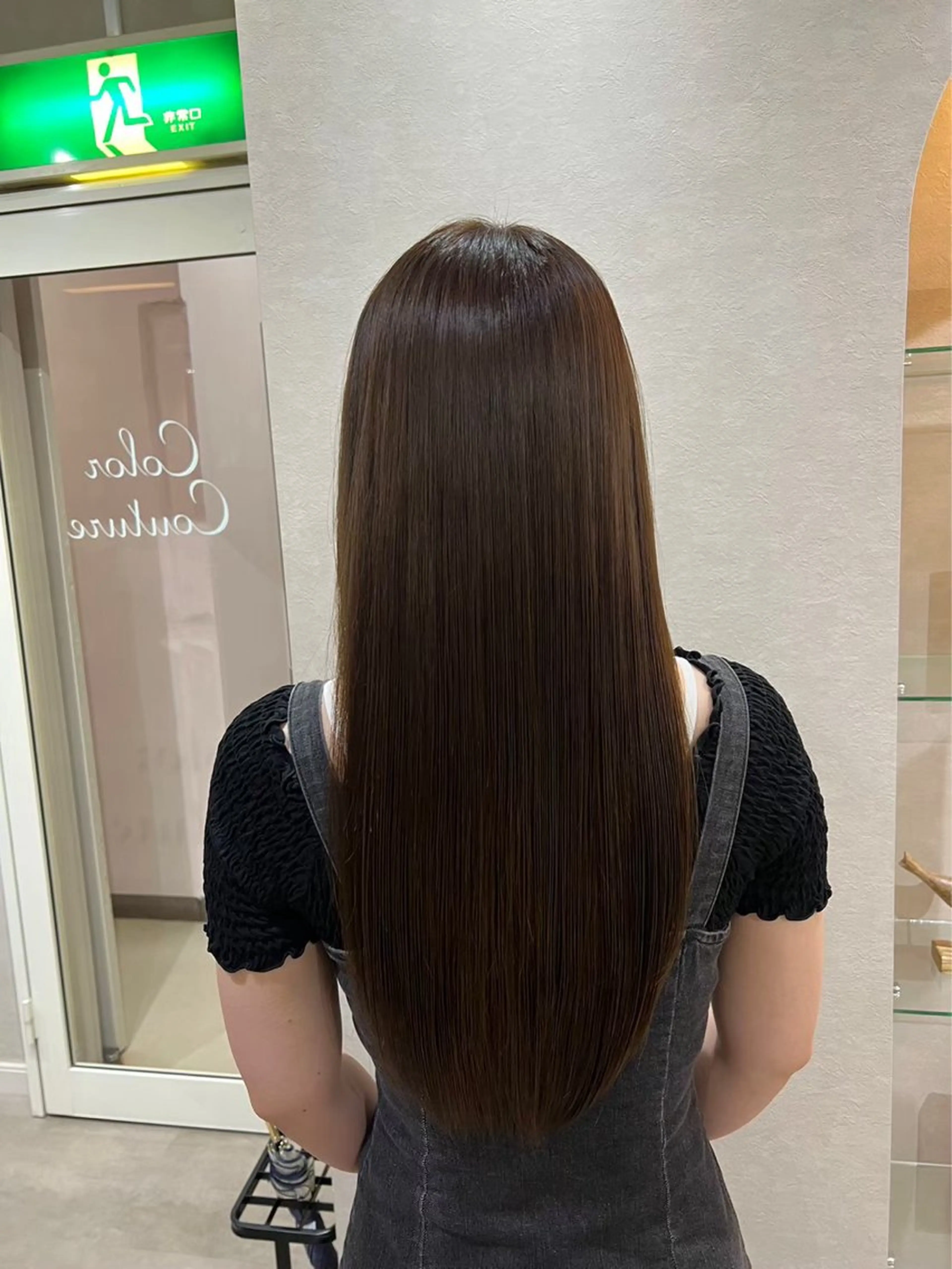 セミロング カラー ブラウンカラー ココアブラウン カット トリートメント 🤎🧸 りなのヘアスタイル