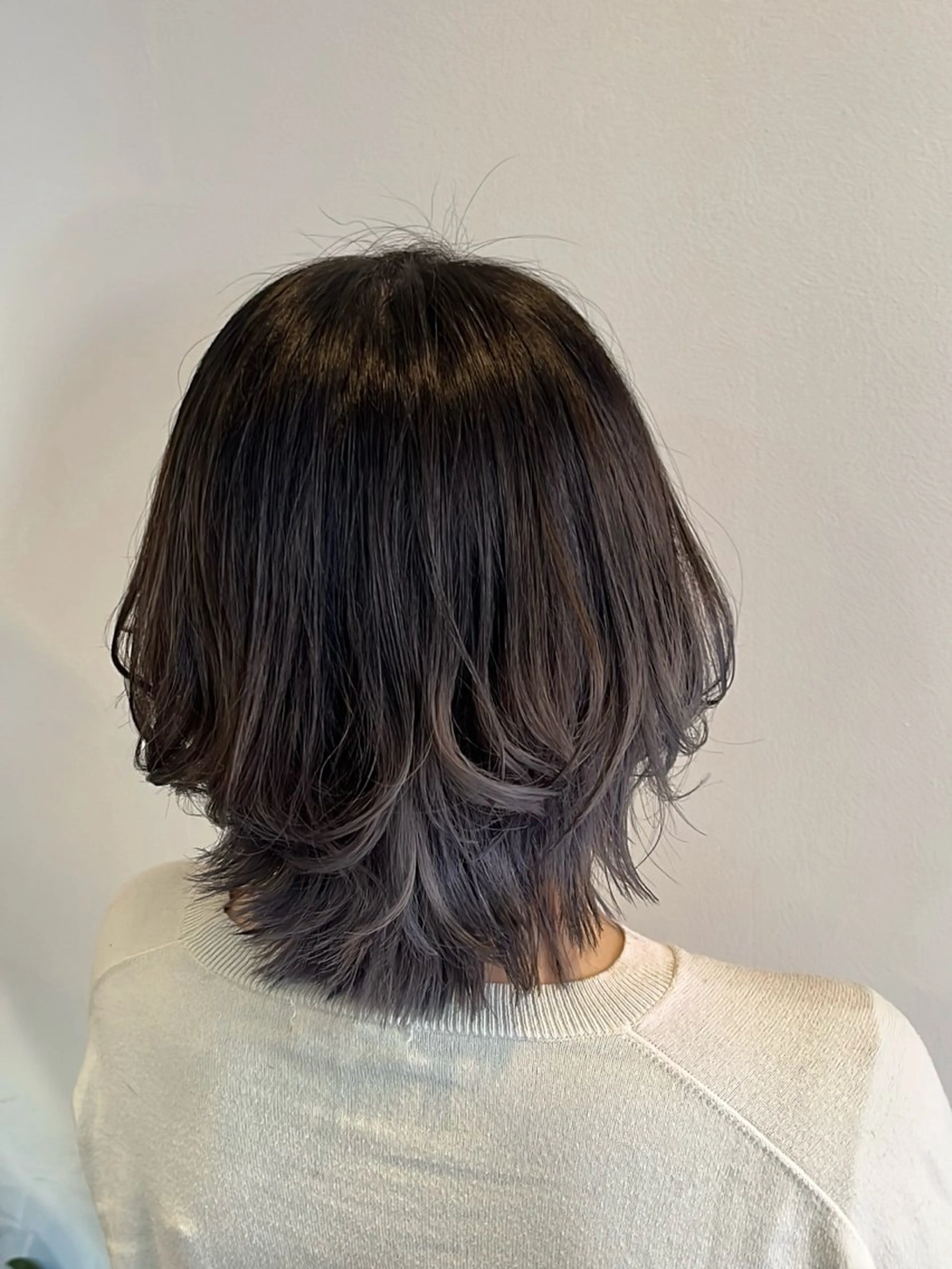 ショート ウルフカット カット ヘアカラー トリートメント 今在家 玲【艶髪スト レート/メンズ】のヘアスタイル