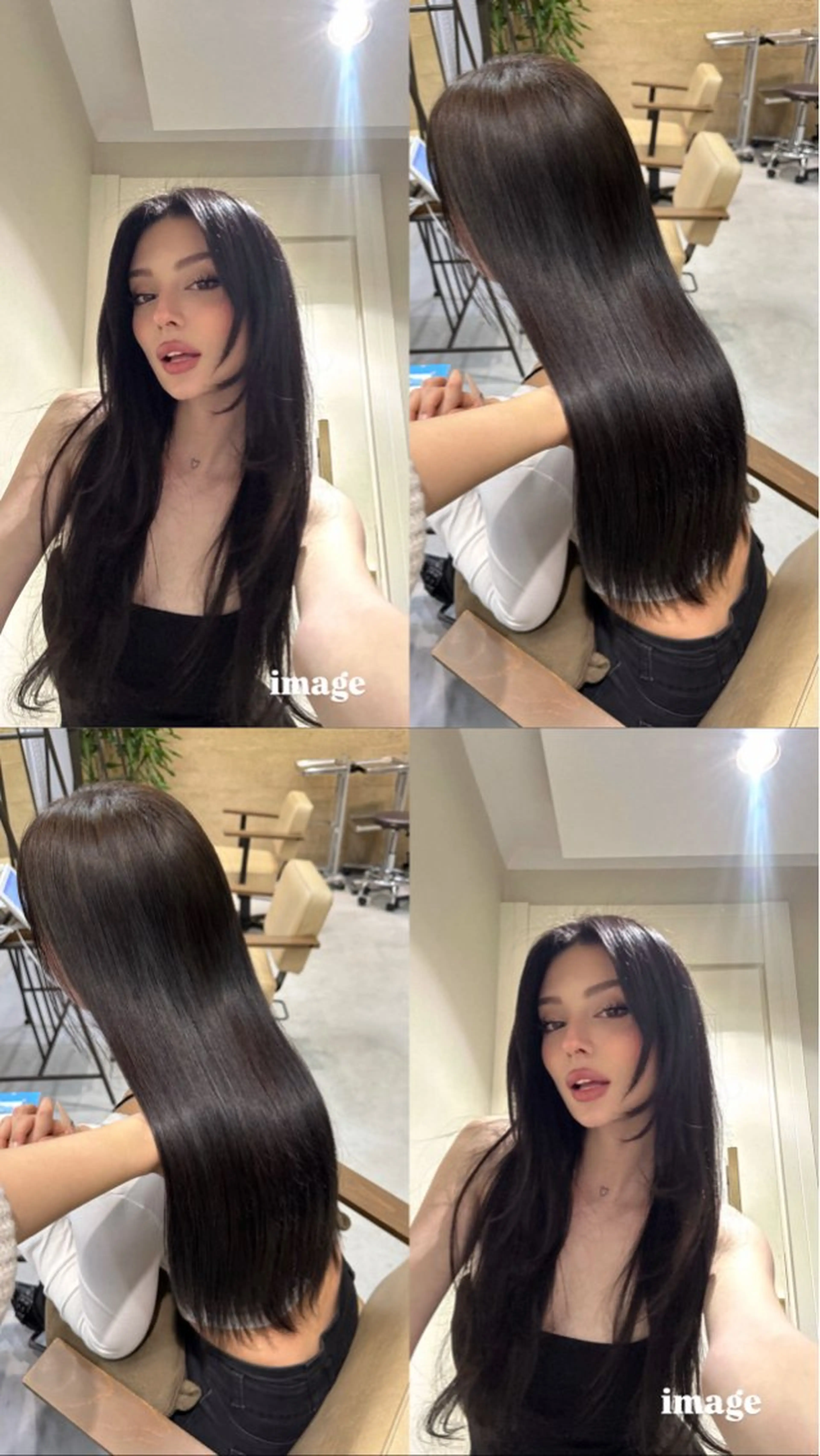 ワンカラー+髪質改善トリートメントの写真