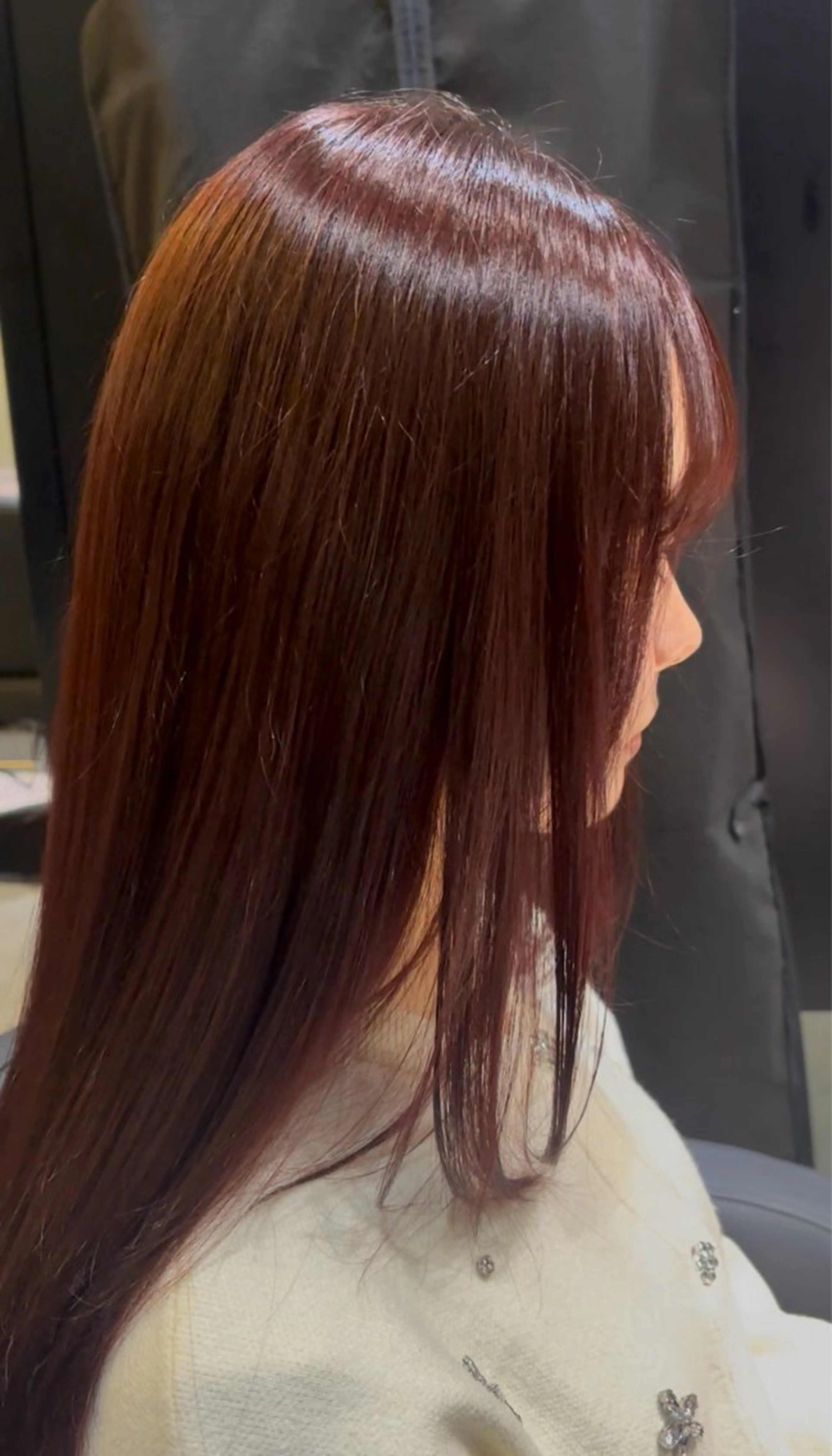 ロング ヘアカラー 佐々木 輝人のヘアスタイル