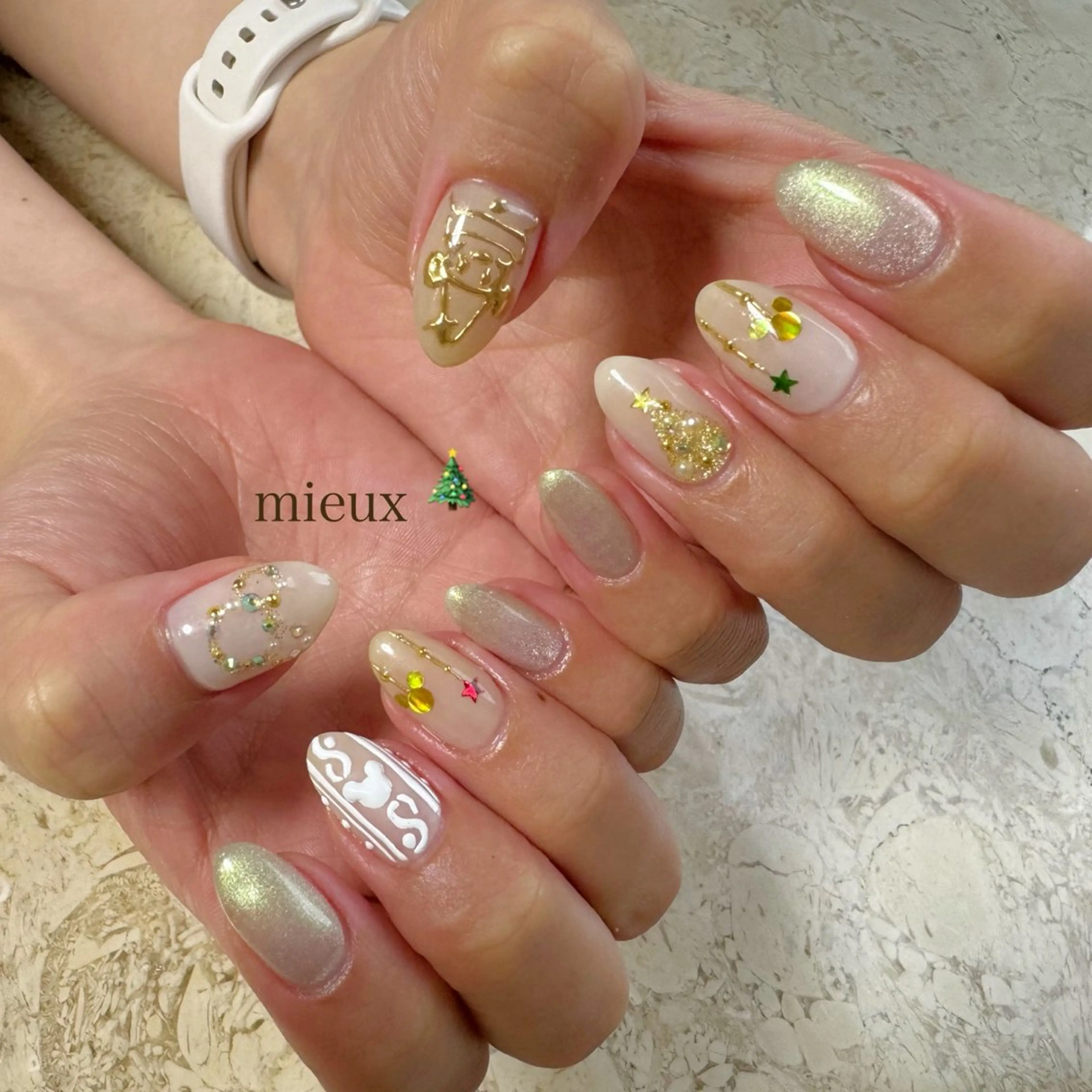 ネイル ハンドネイル フットネイル nail salon mieux(ミュー)のマツエク・マツパデザイン