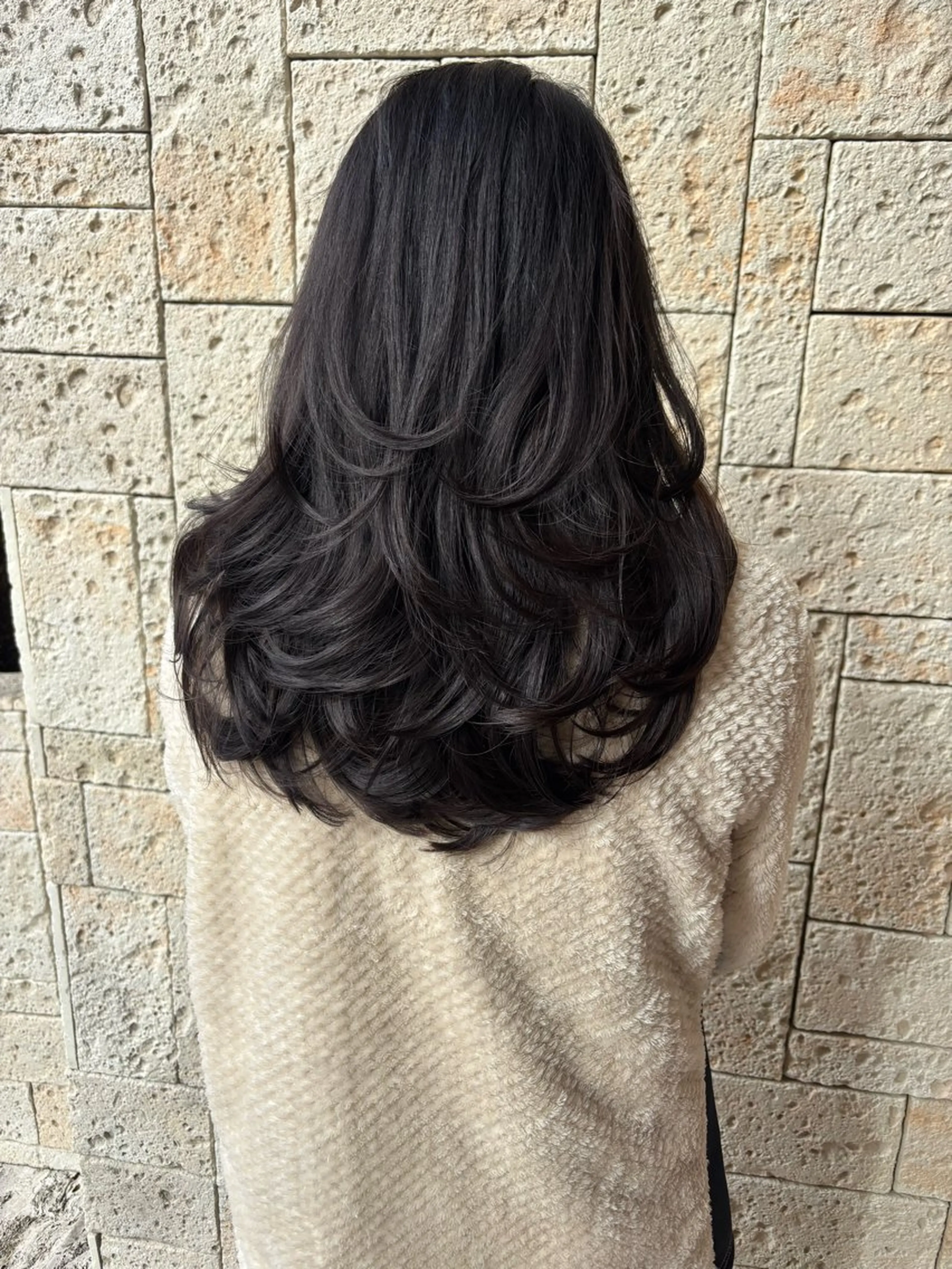 セミロング カット 小塚 レイヤー/ボブ /韓国ヘア/ブリーチのヘアスタイル