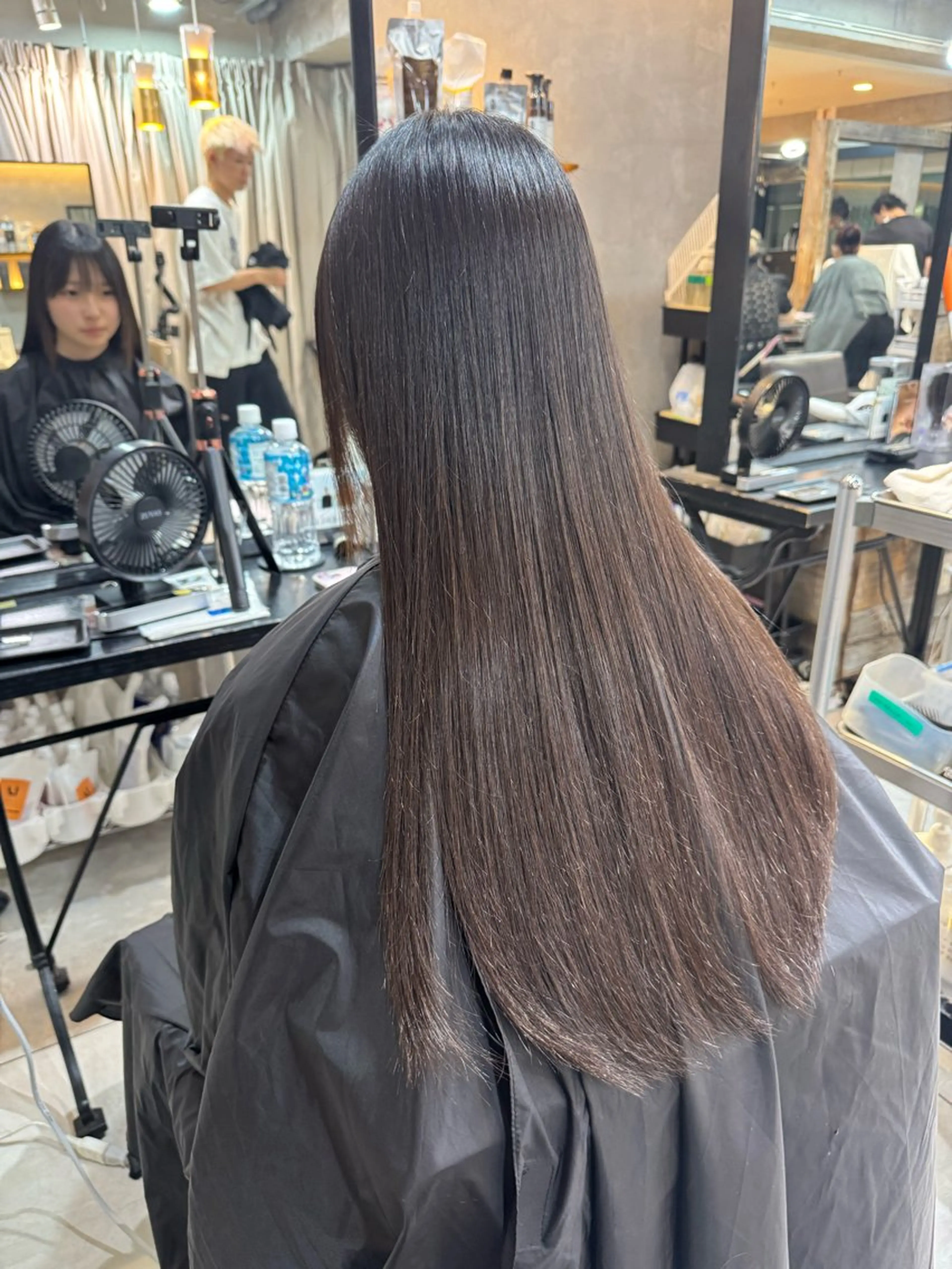 ロング トリートメント rioカットカラー ♡韓国レイヤーのヘアスタイル