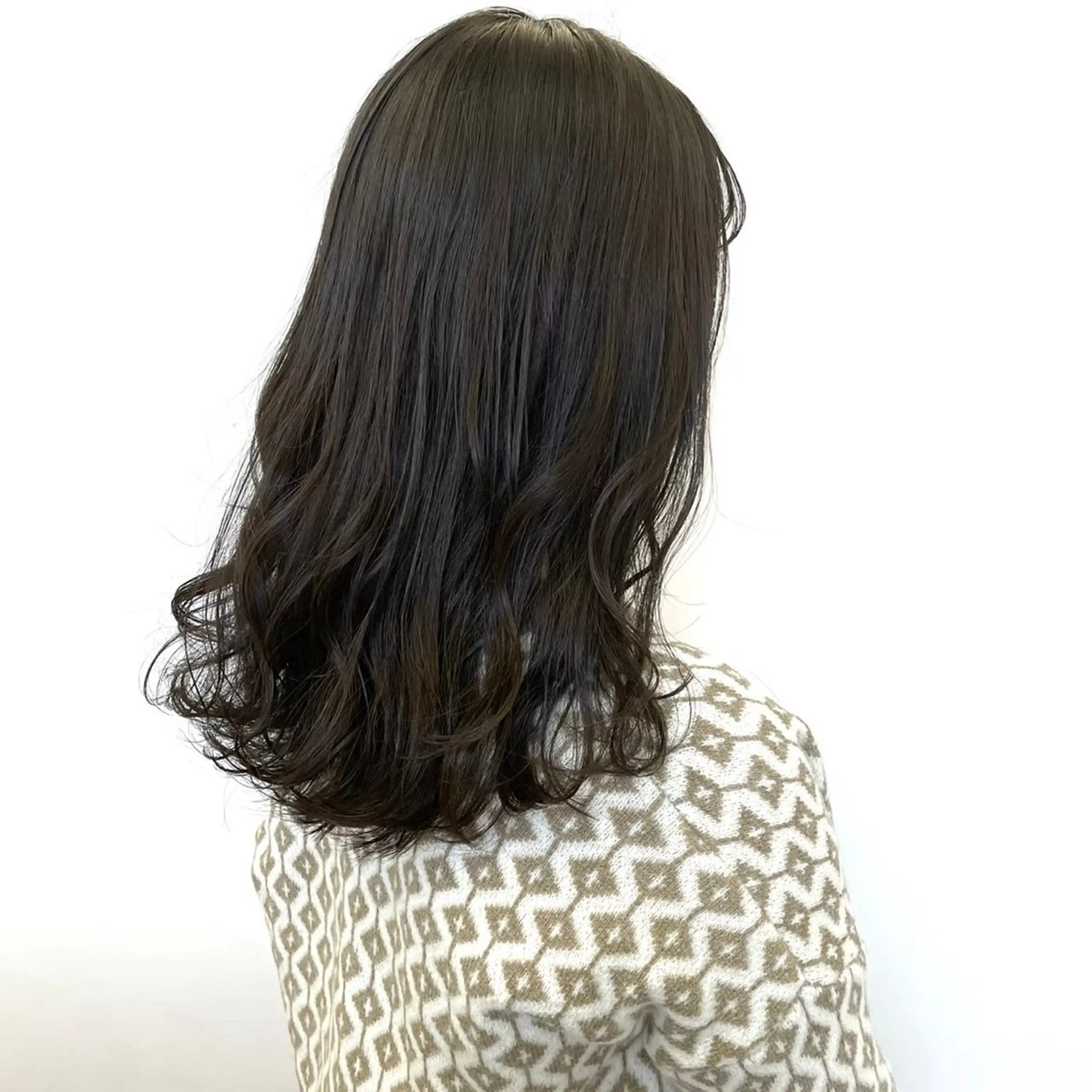 セミロング カラー ヘアカラー ParveMix ♡白神みやびのヘアスタイル