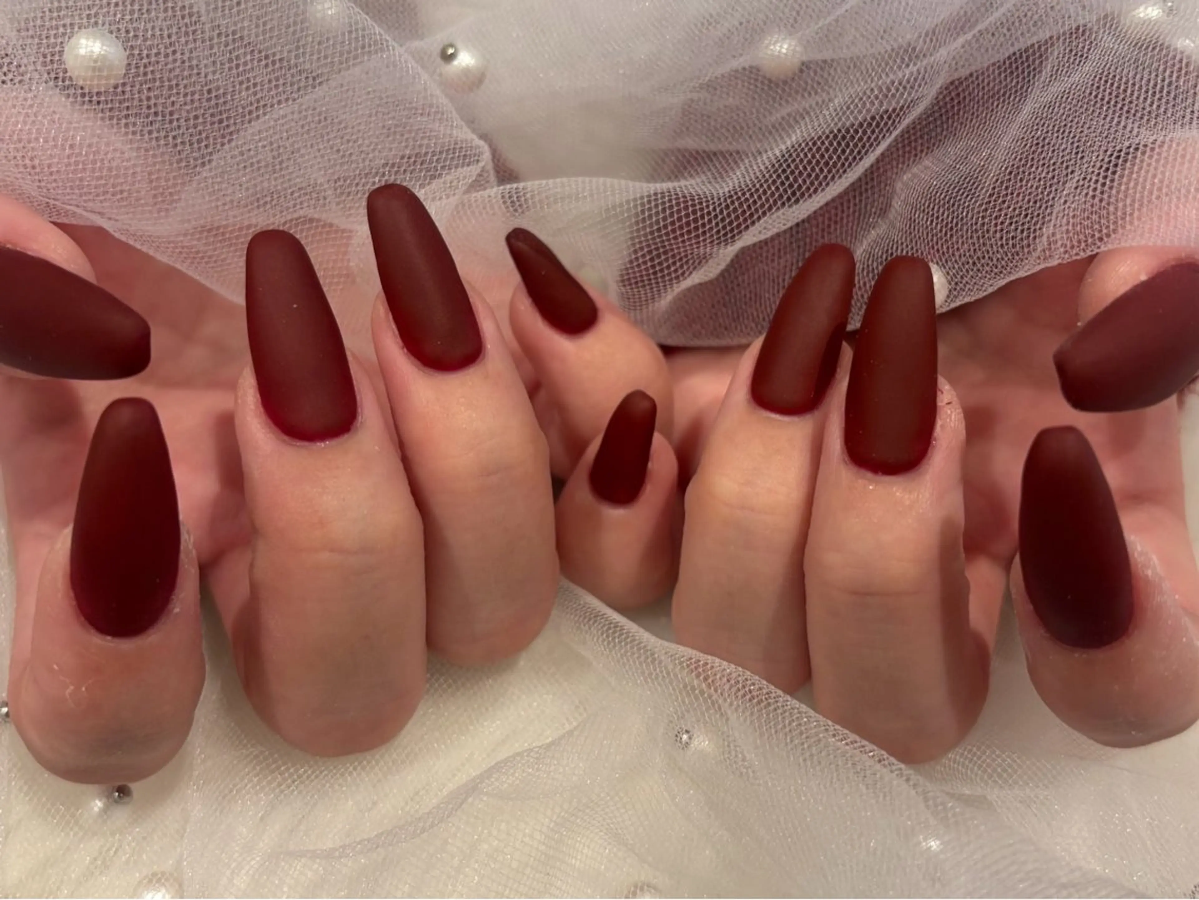 ネイル マットネイル ネイルサロン フルールのネイルデザイン