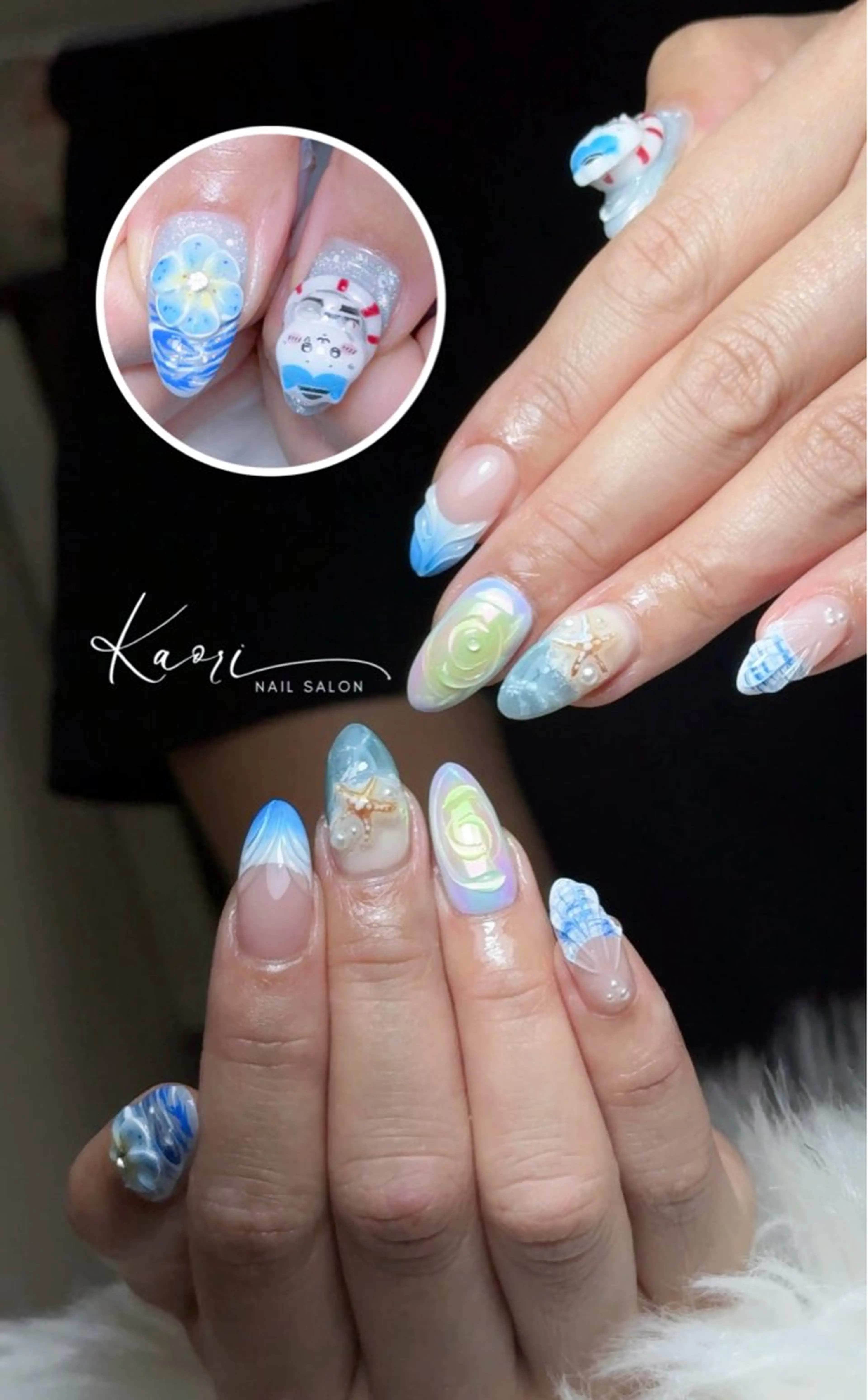 ネイル ワンホンネイル ハンドネイル AKIKO NAILのネイルデザイン