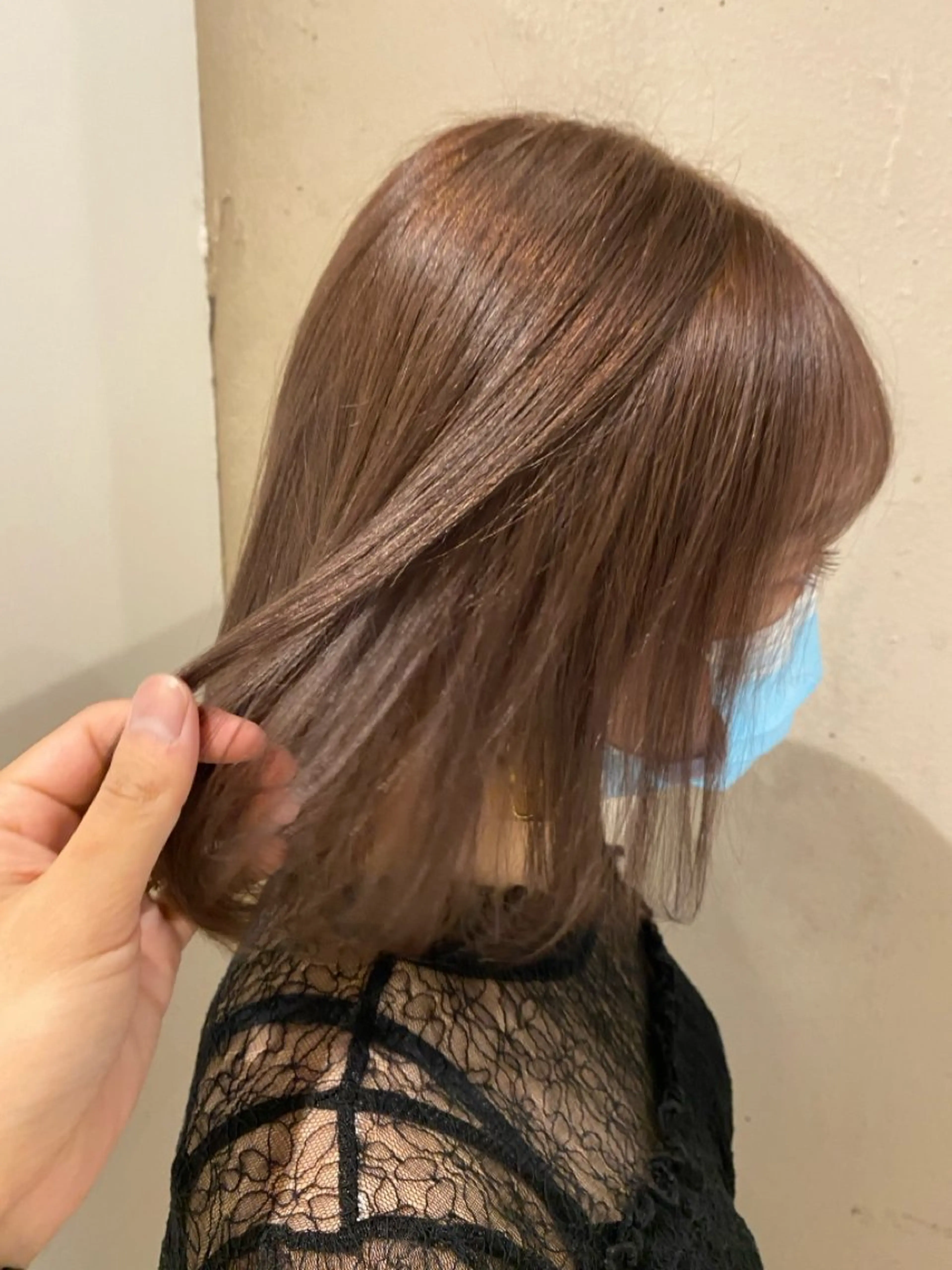 ミディアム ダメージレス◎東区/ 艶カラー💫/斉藤拓のヘアスタイル