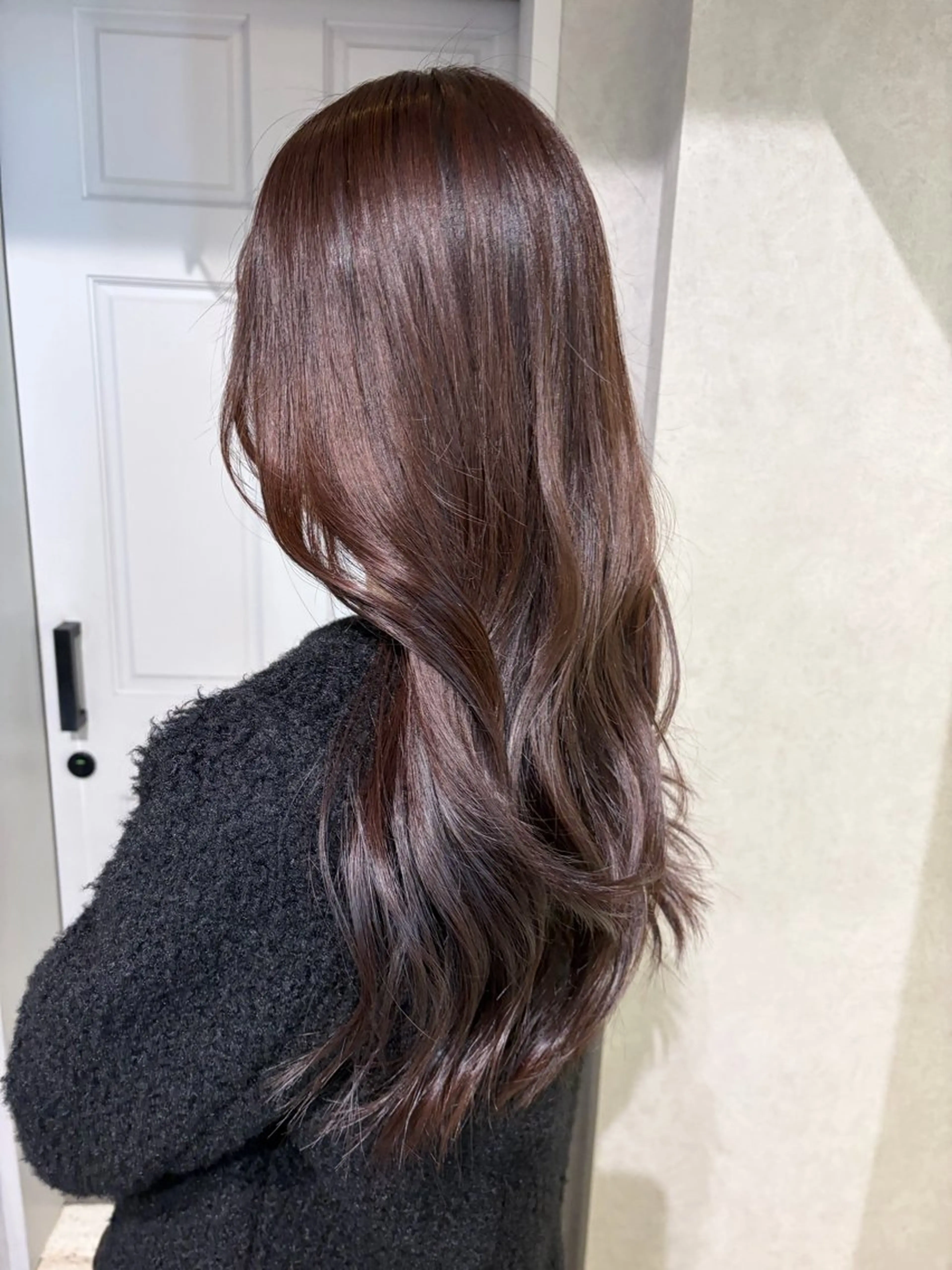 ロング カラー カット ヘアカラー トリートメント ナチュラル透明感🌱 小山美樹子のヘアスタイル