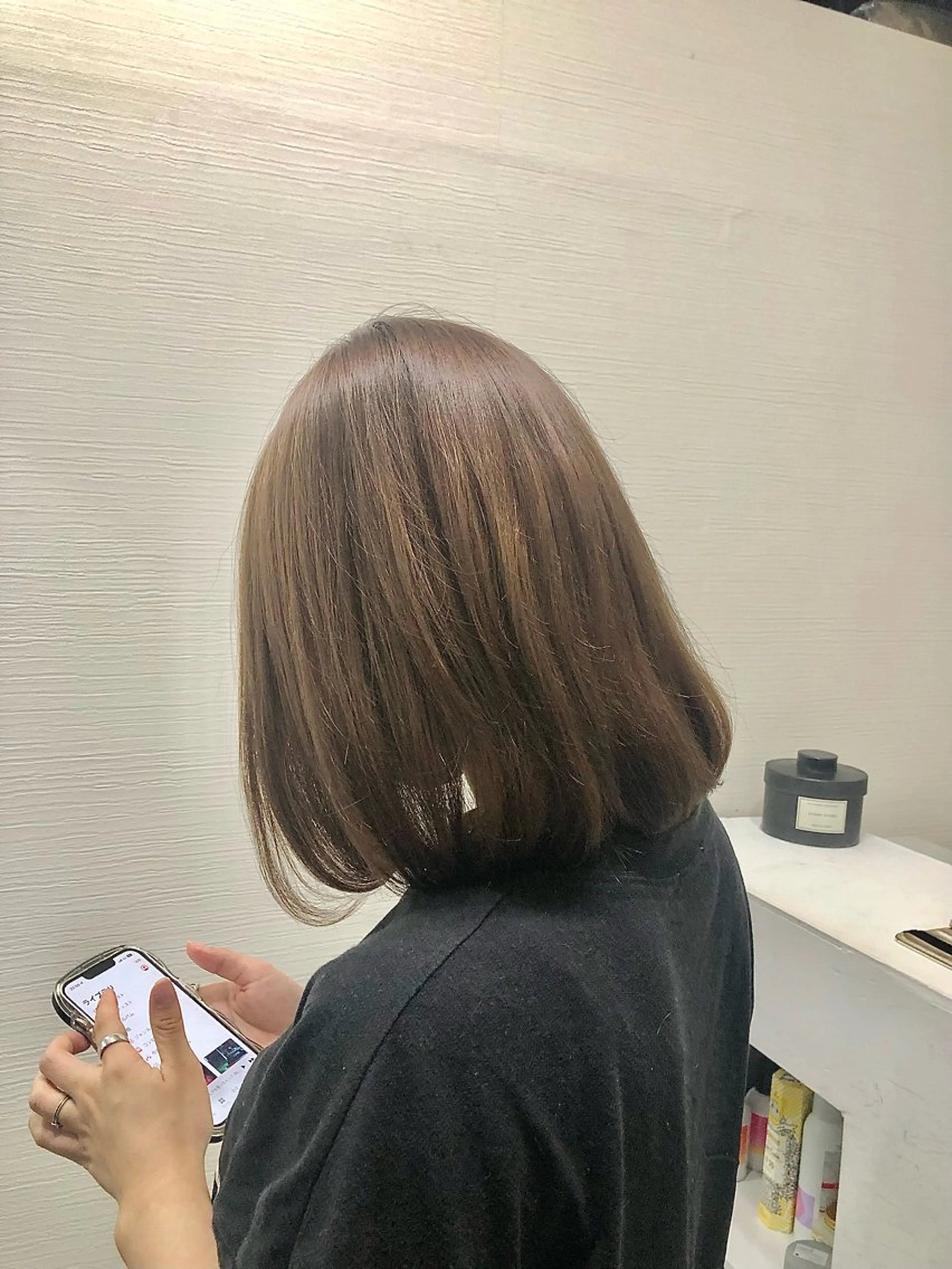 ミディアム 渡邉 怜のヘアスタイル