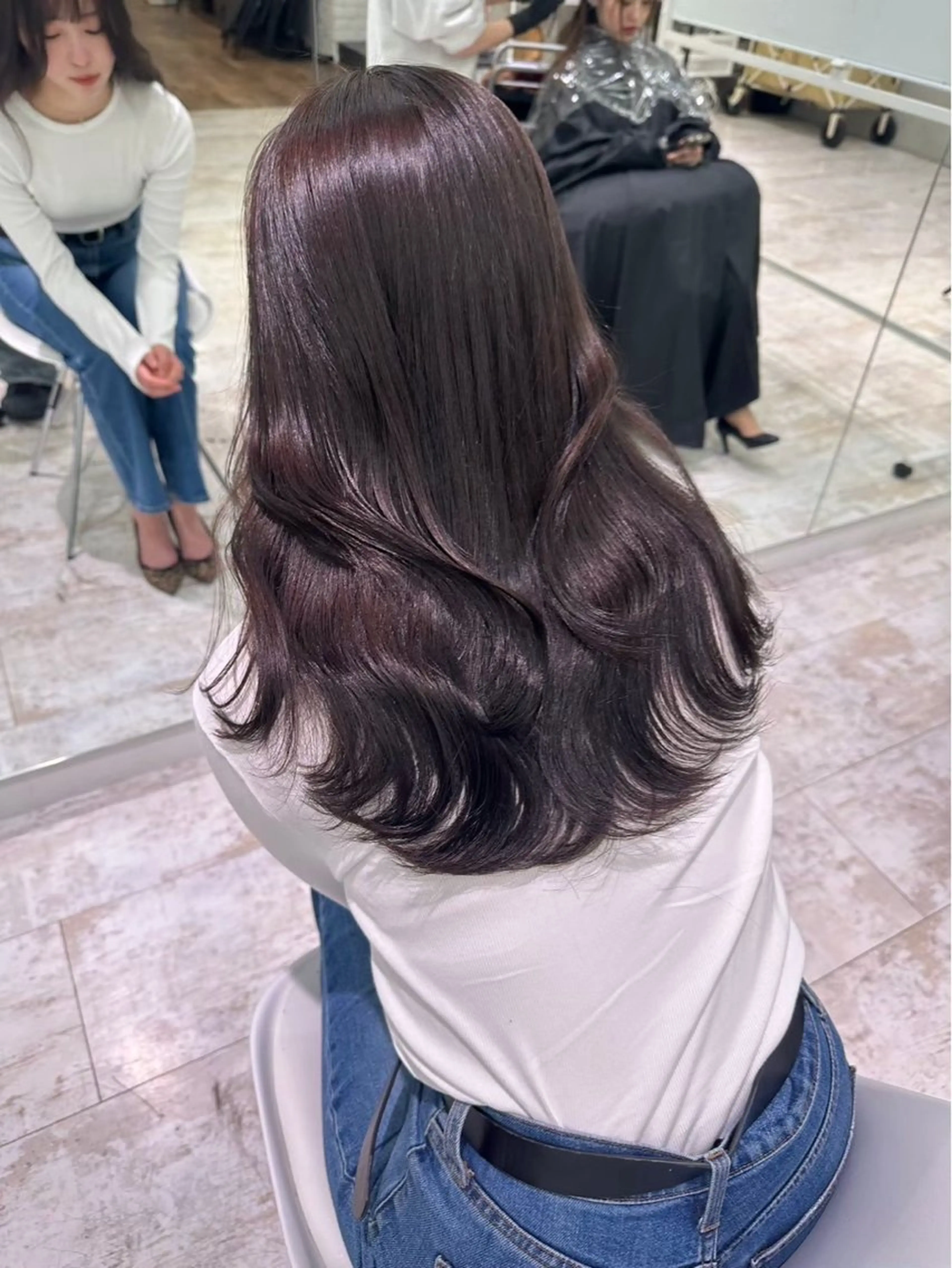 ロング 長谷川 新太のヘアスタイル