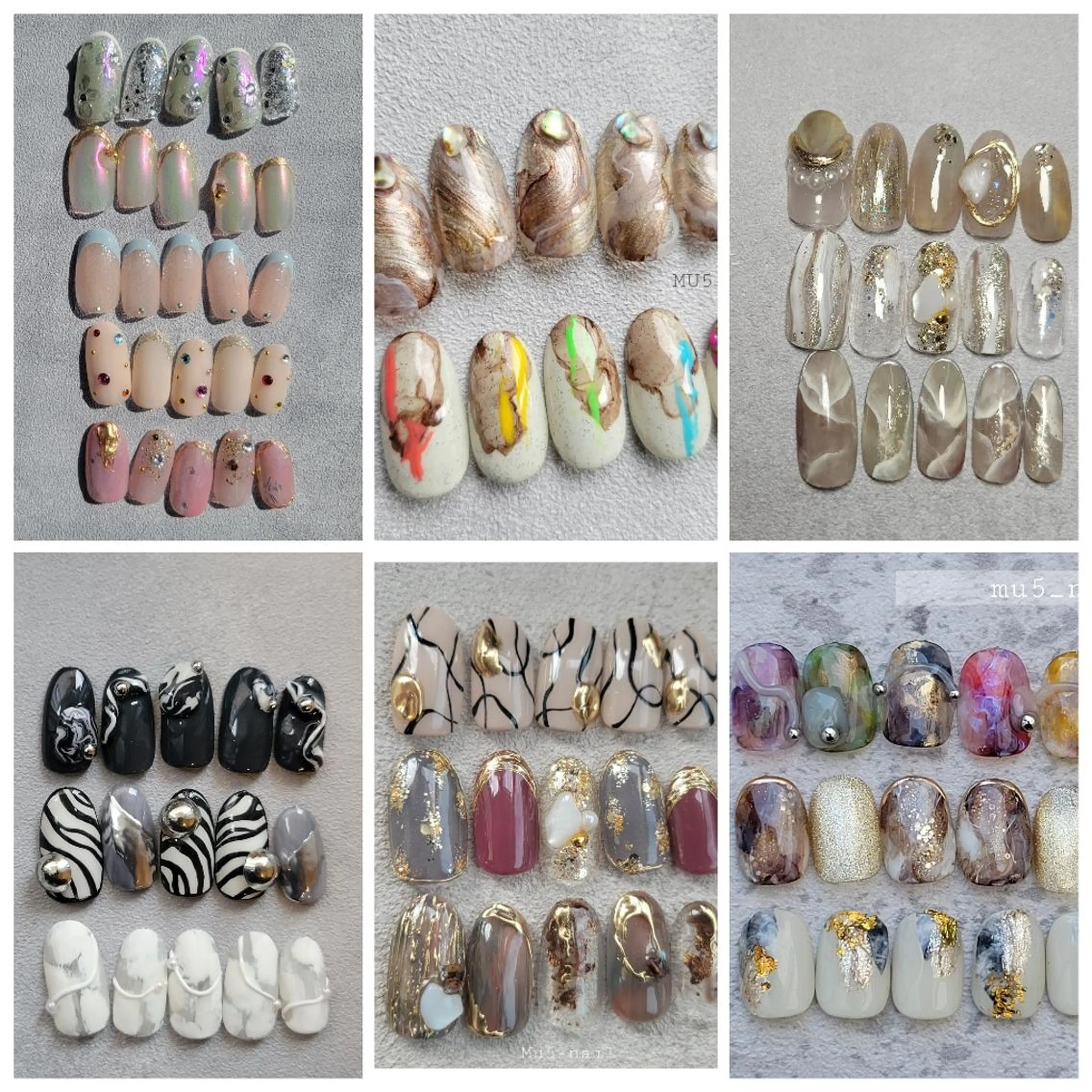 ネイル MU5-nail 金山ネイルサロンのネイルデザイン