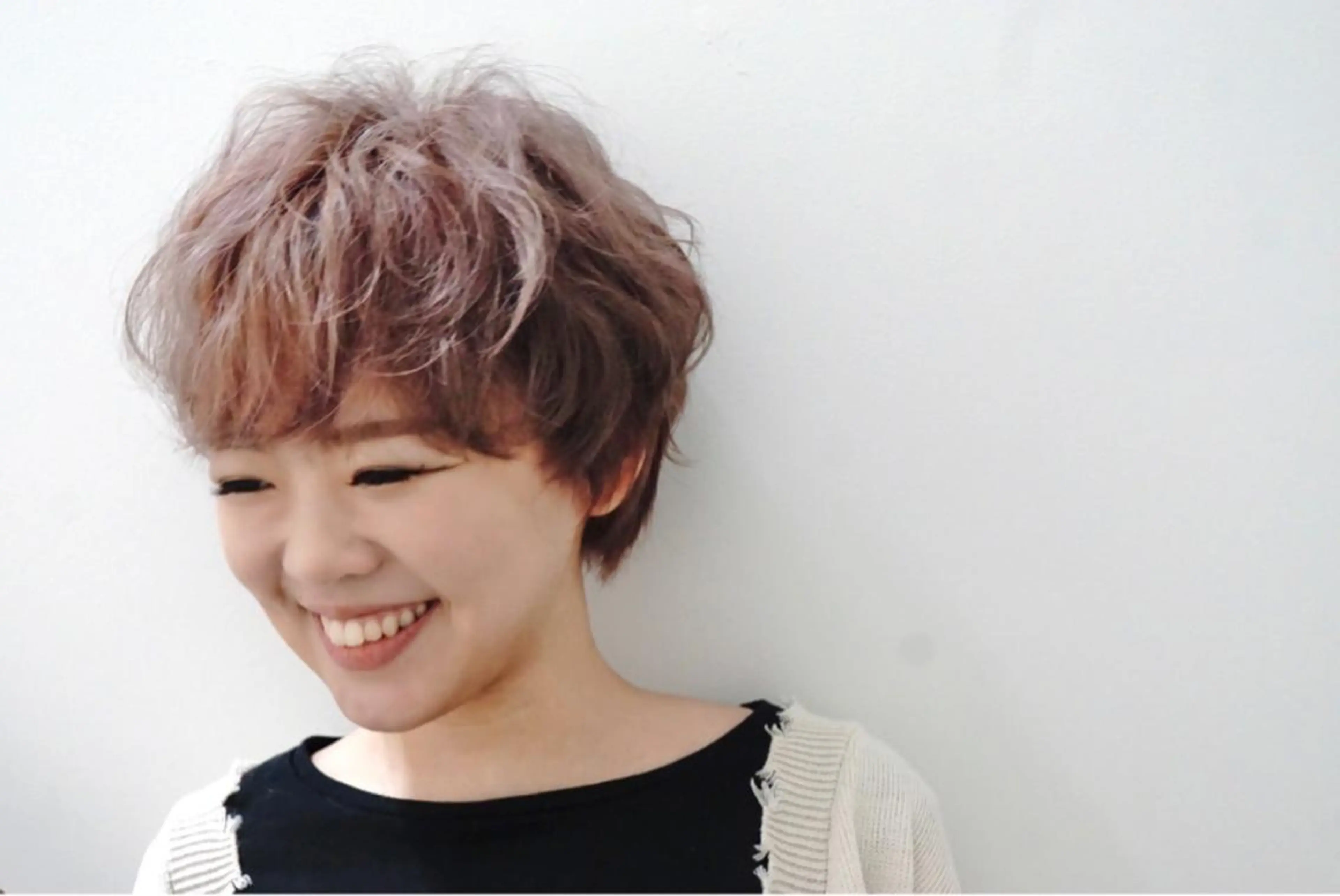 カラー ベージュカラー ピンクカラー ピンクベージュ B E C H I C O〔べち子〕のヘアスタイル