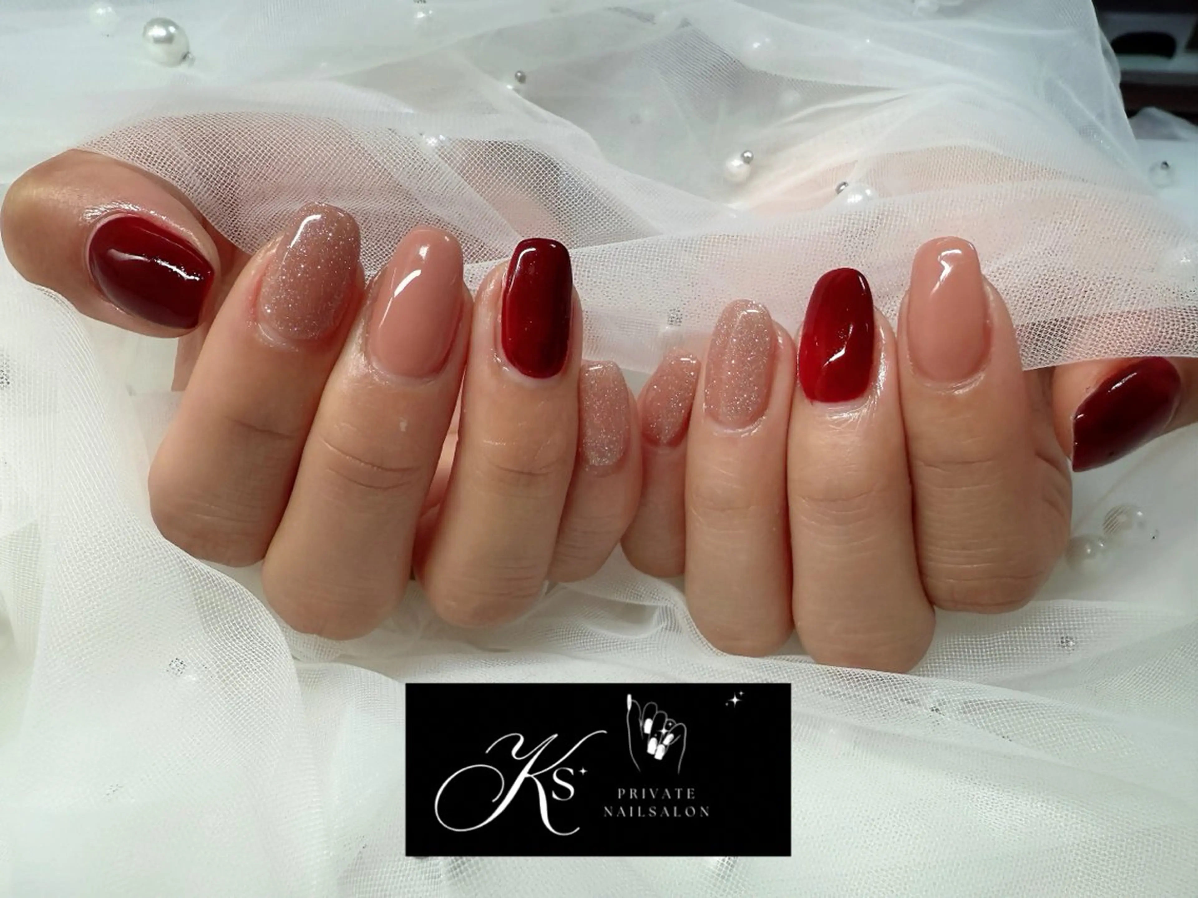 ネイル フラッシュネイル ワンカラーネイル KSネイル レイラのネイルデザイン