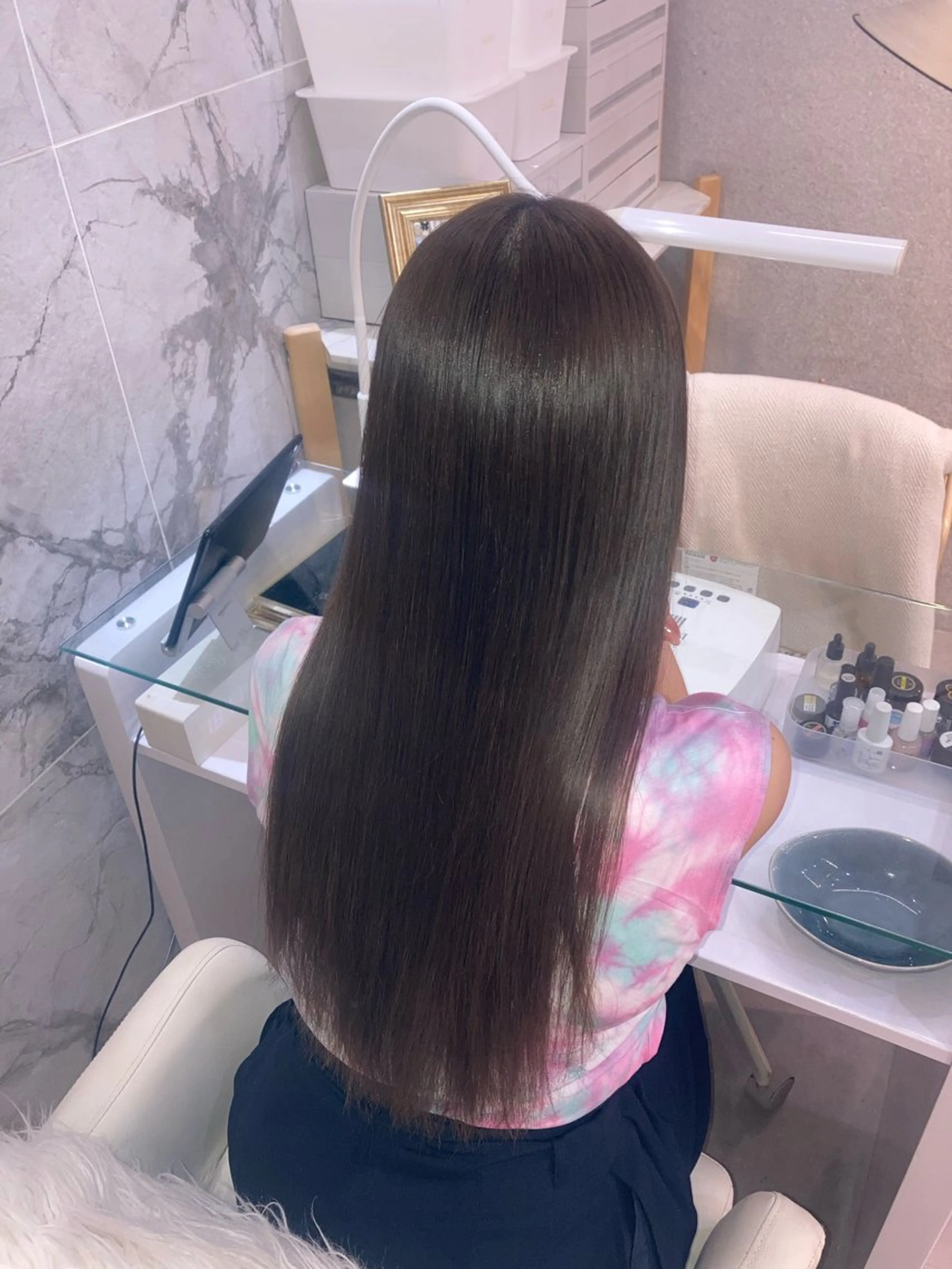 ロング momochan🍑 やわらかいボブ♡のヘアスタイル