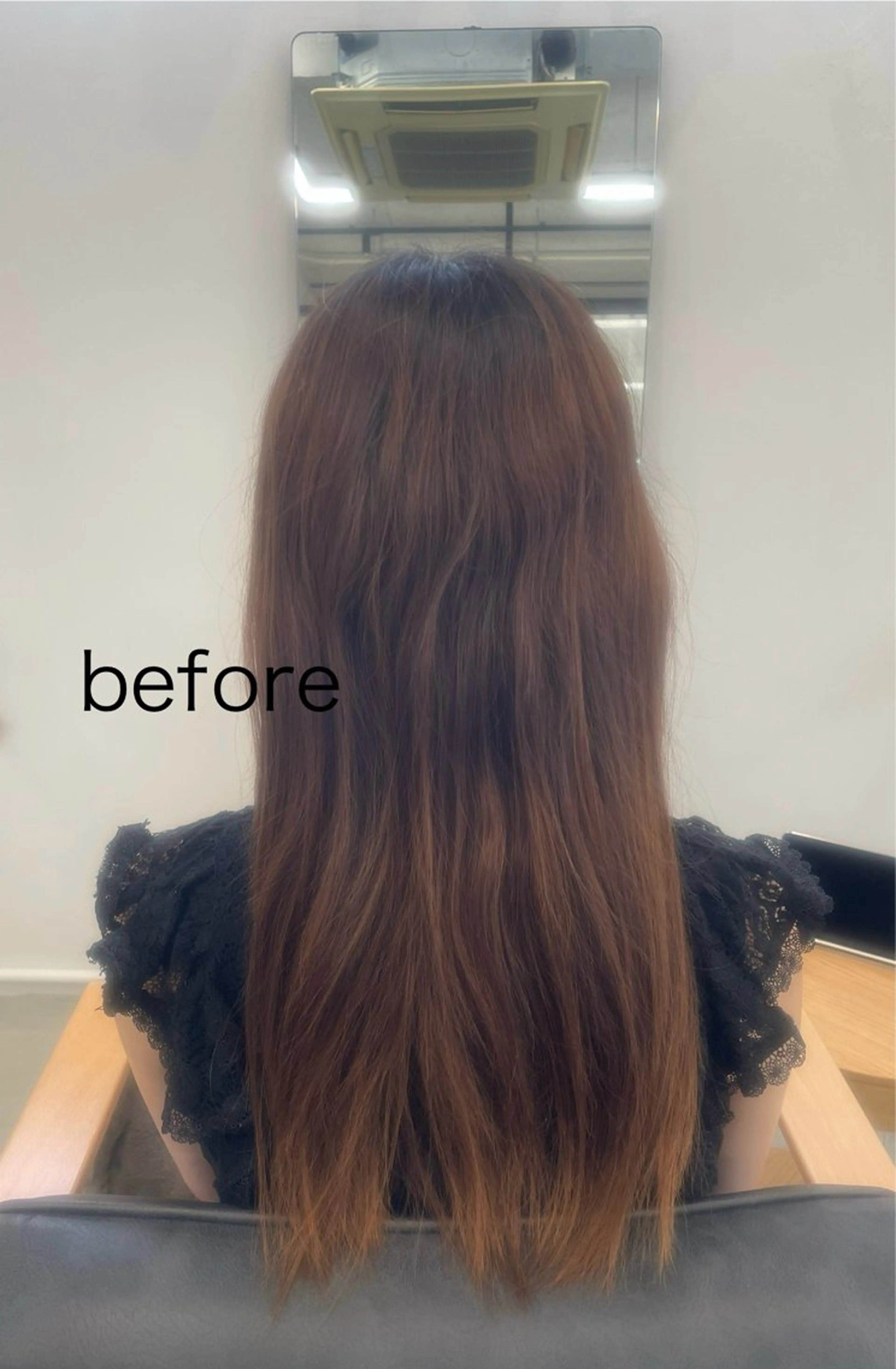 ロング ロング 縮毛矯正 あゆみ 🍀のヘアスタイル