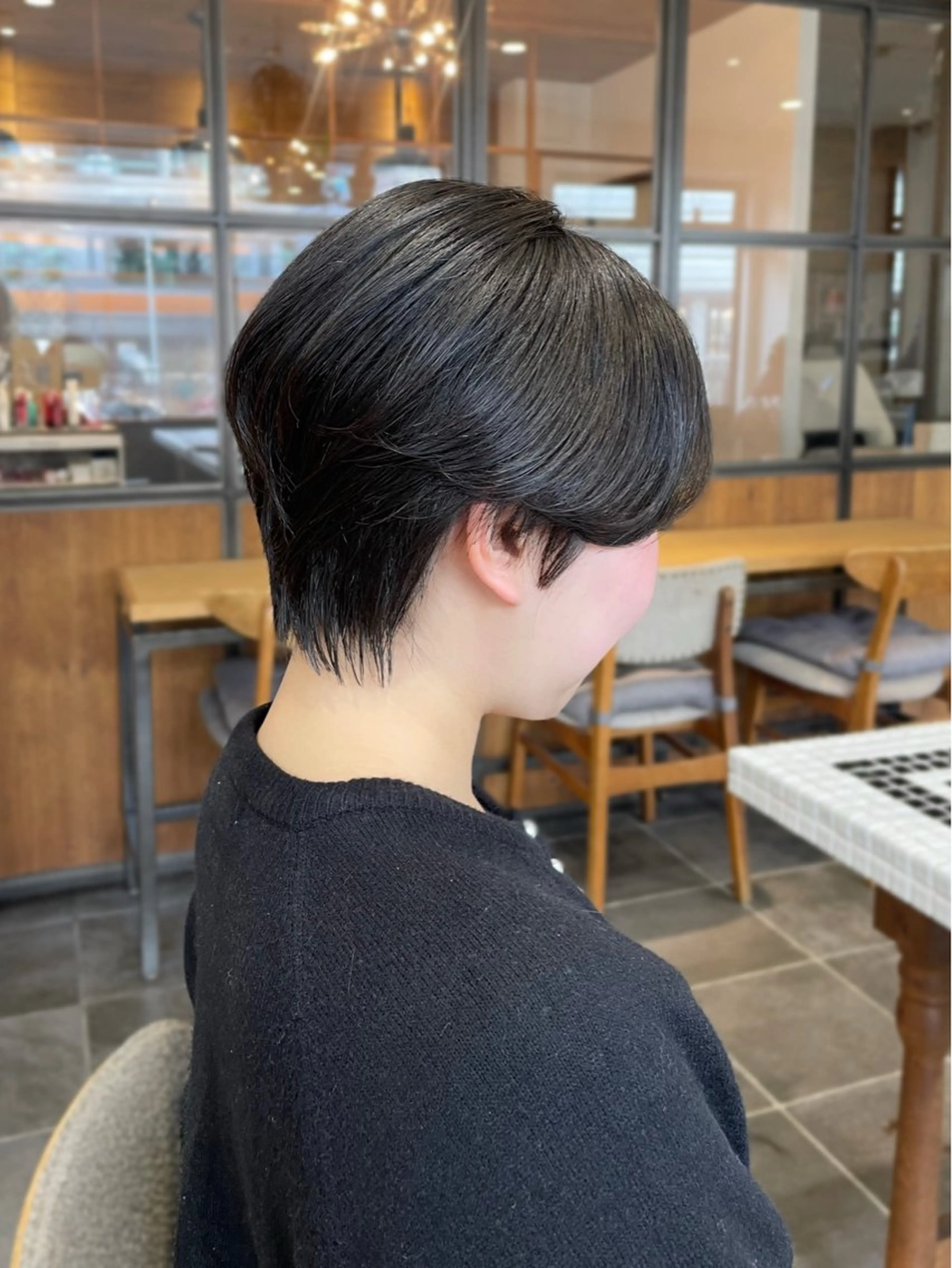 ショート ハンサムショート ショートヘア カット ヘアカラー 𝒚𝒖-𝒓𝒊 ⸝⋆艶color🌙のヘアスタイル