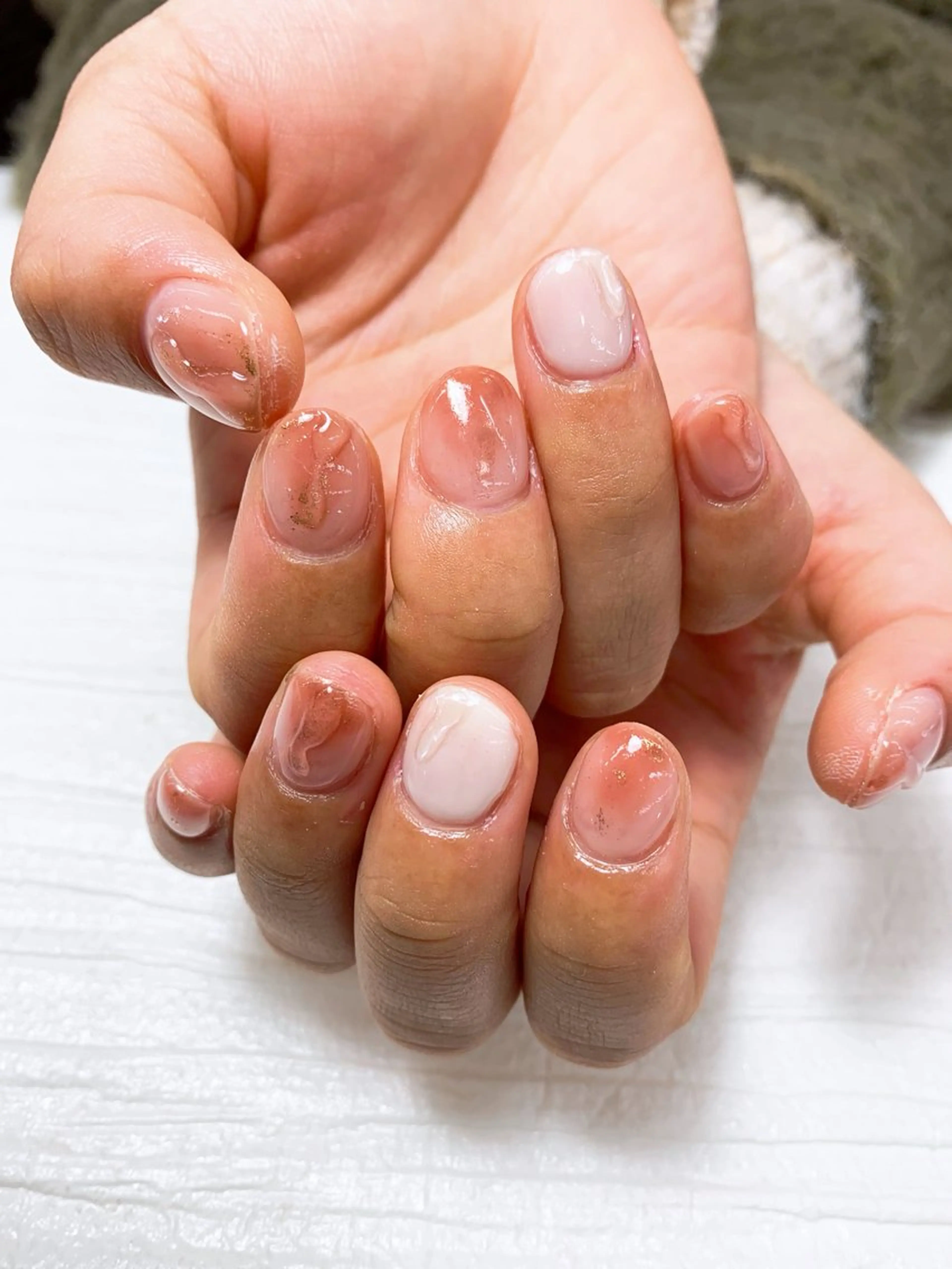 ネイル ⭐︎休業中の練習⭐︎ JNA認定講師髙橋のネイルデザイン