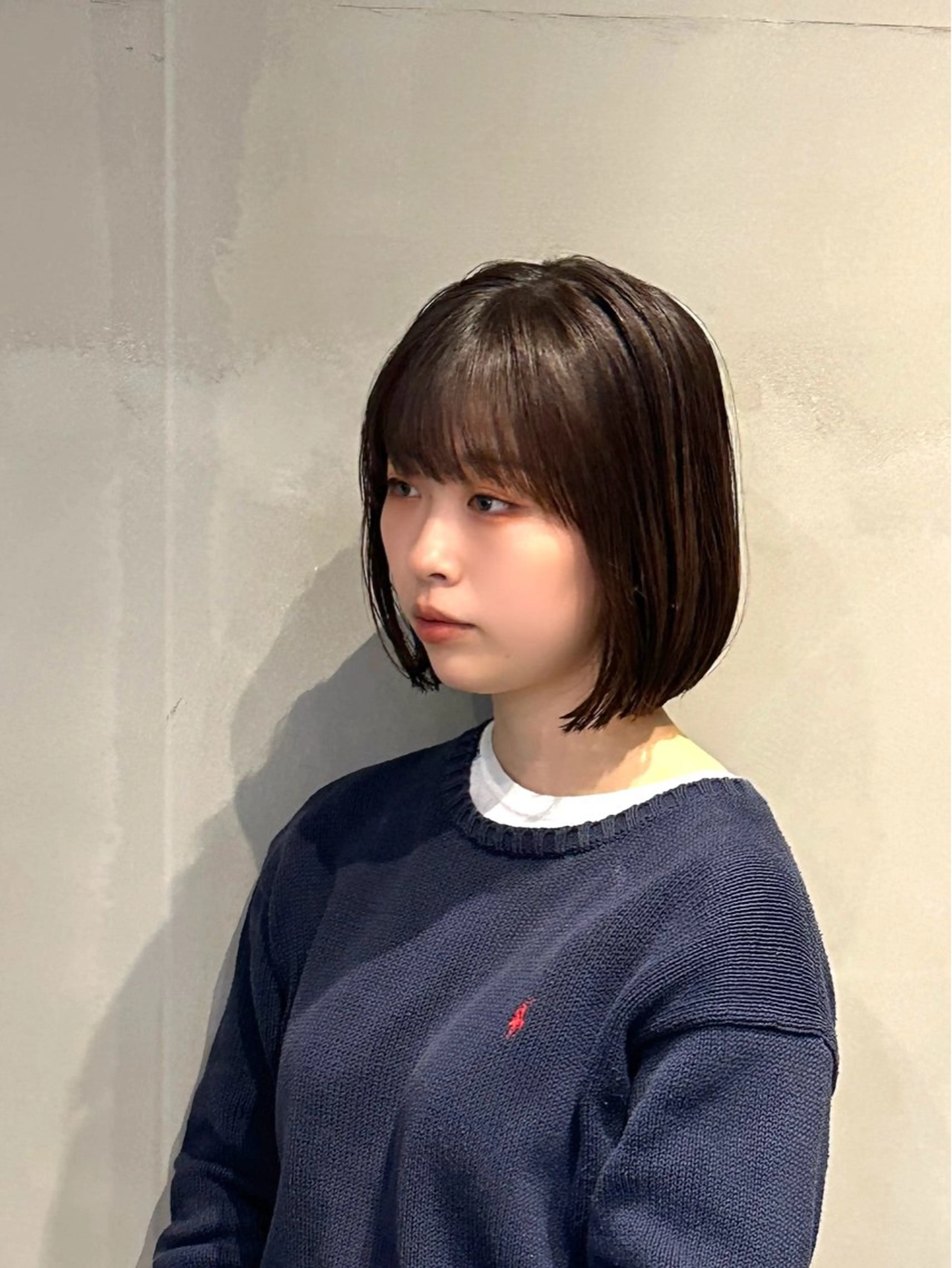 ショート ツヤ髪レイヤー/ 顔まわり/kokiのヘアスタイル