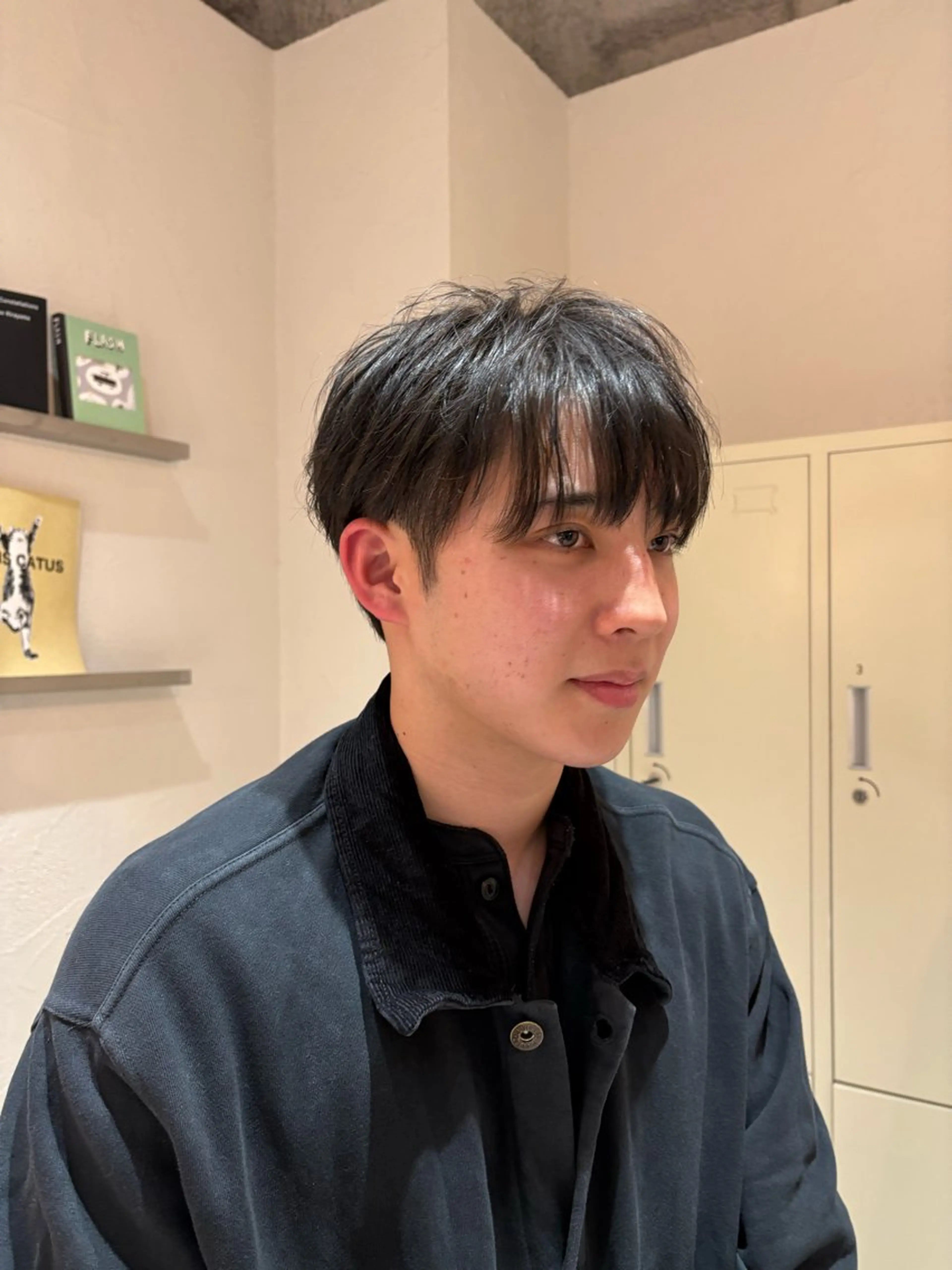 ショート パーマ シマダ ユウナのヘアスタイル