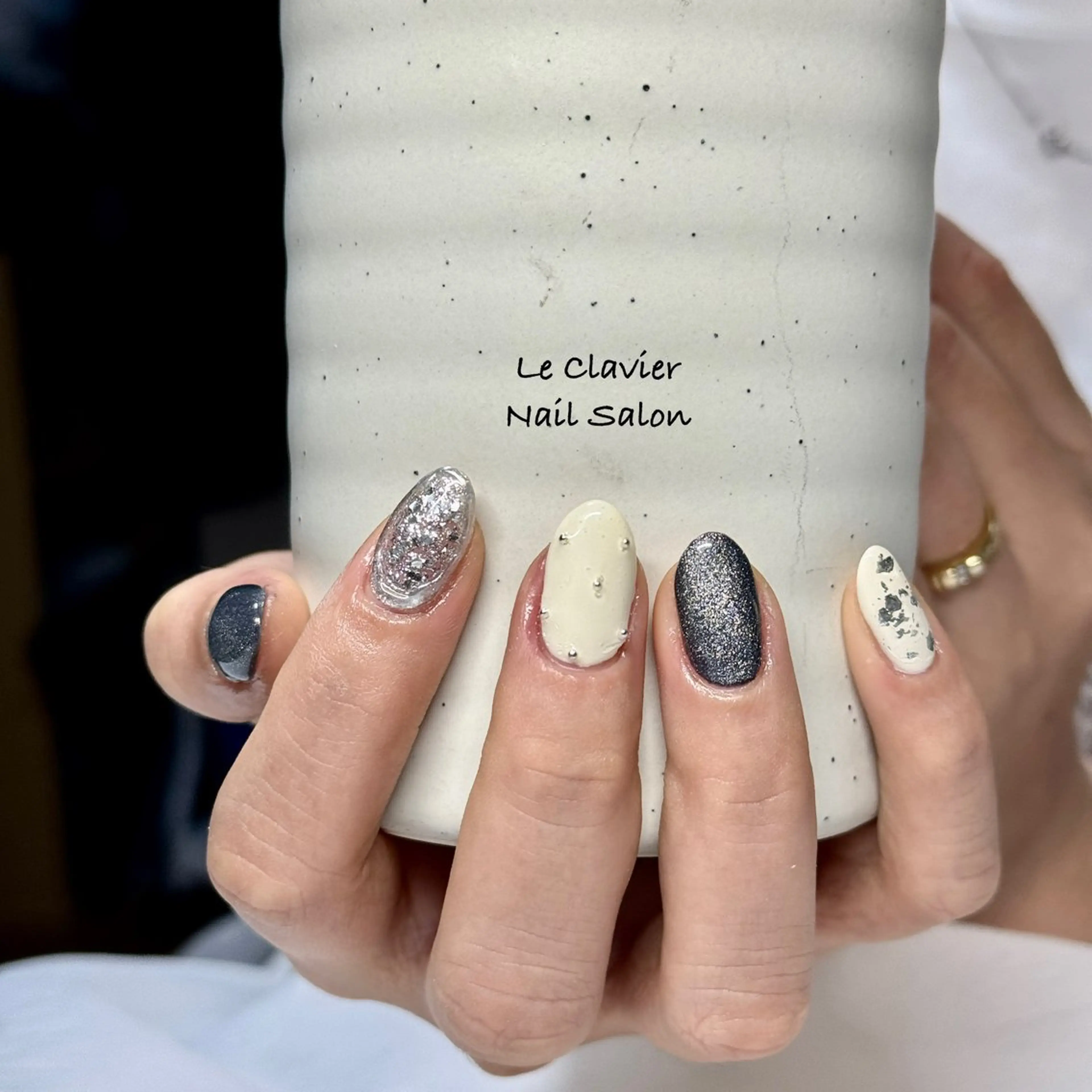 ネイル アートネイル オーロラネイル チークネイル 長さ出し フットネイル Hazuki nailのネイルデザイン