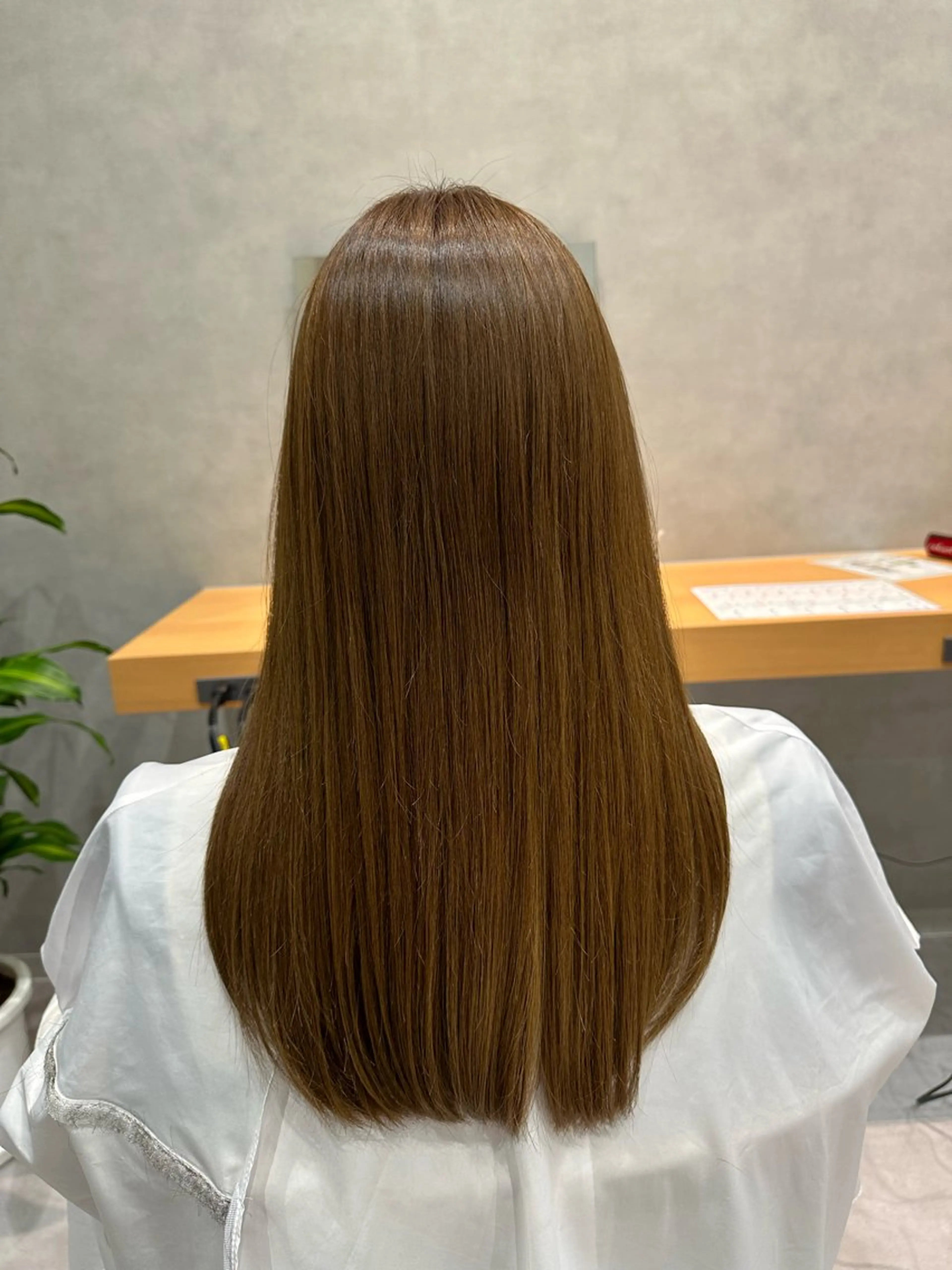 ロング 森 沙織のヘアスタイル