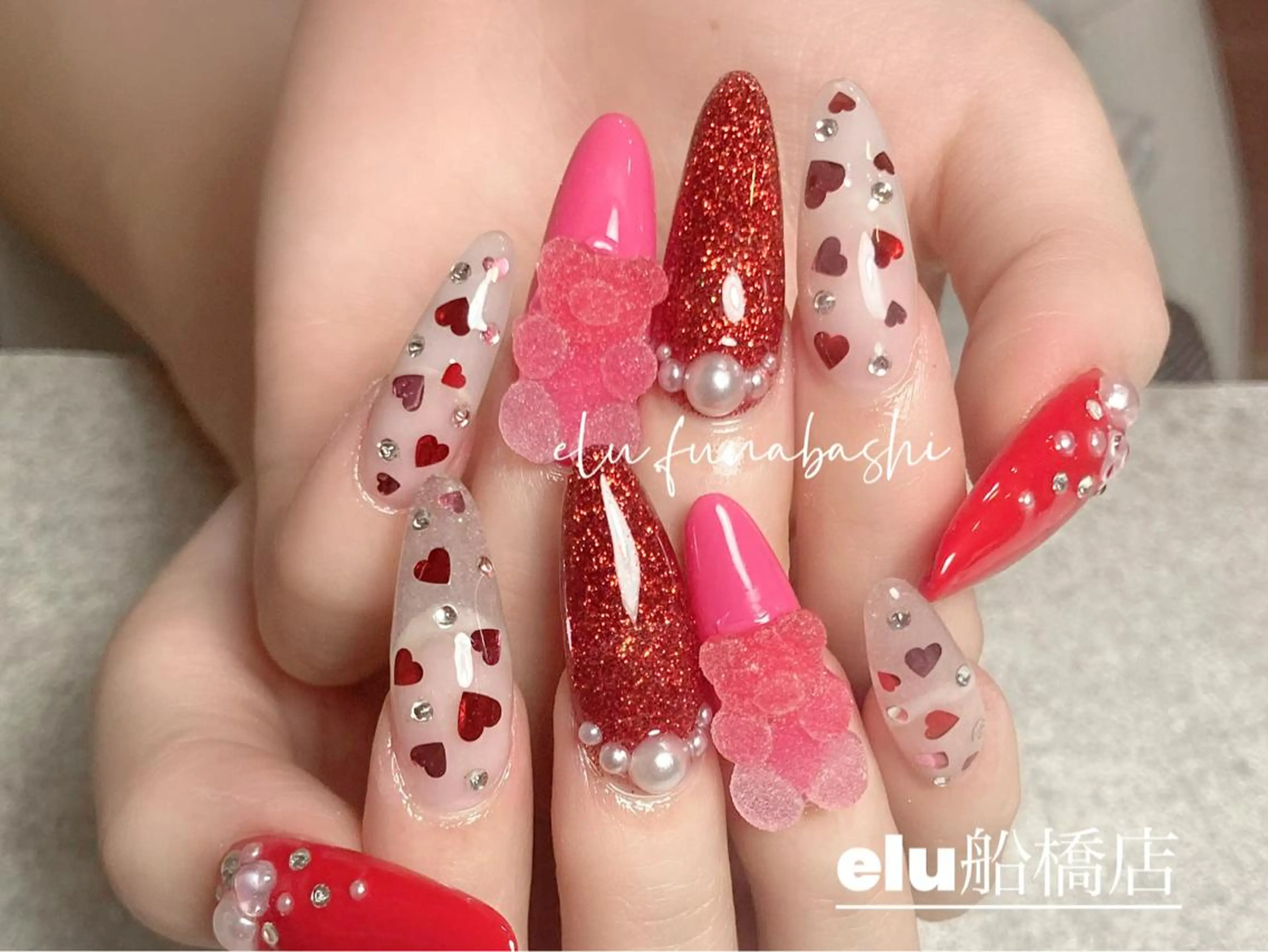 ネイル スカルプネイル elu ：nail＆eyeのネイルデザイン