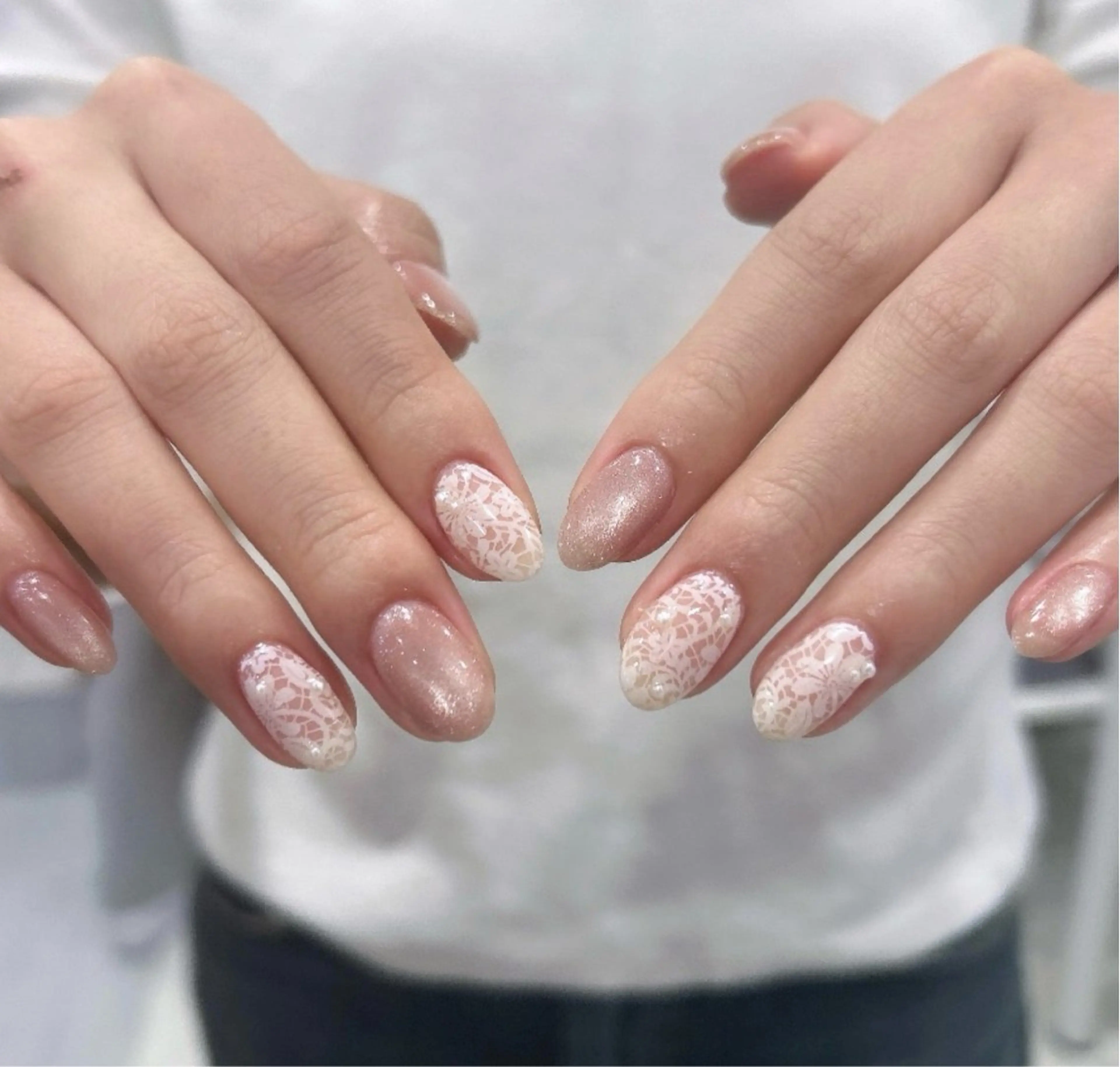 ネイル レース ハンドネイル Shion .のネイルデザイン