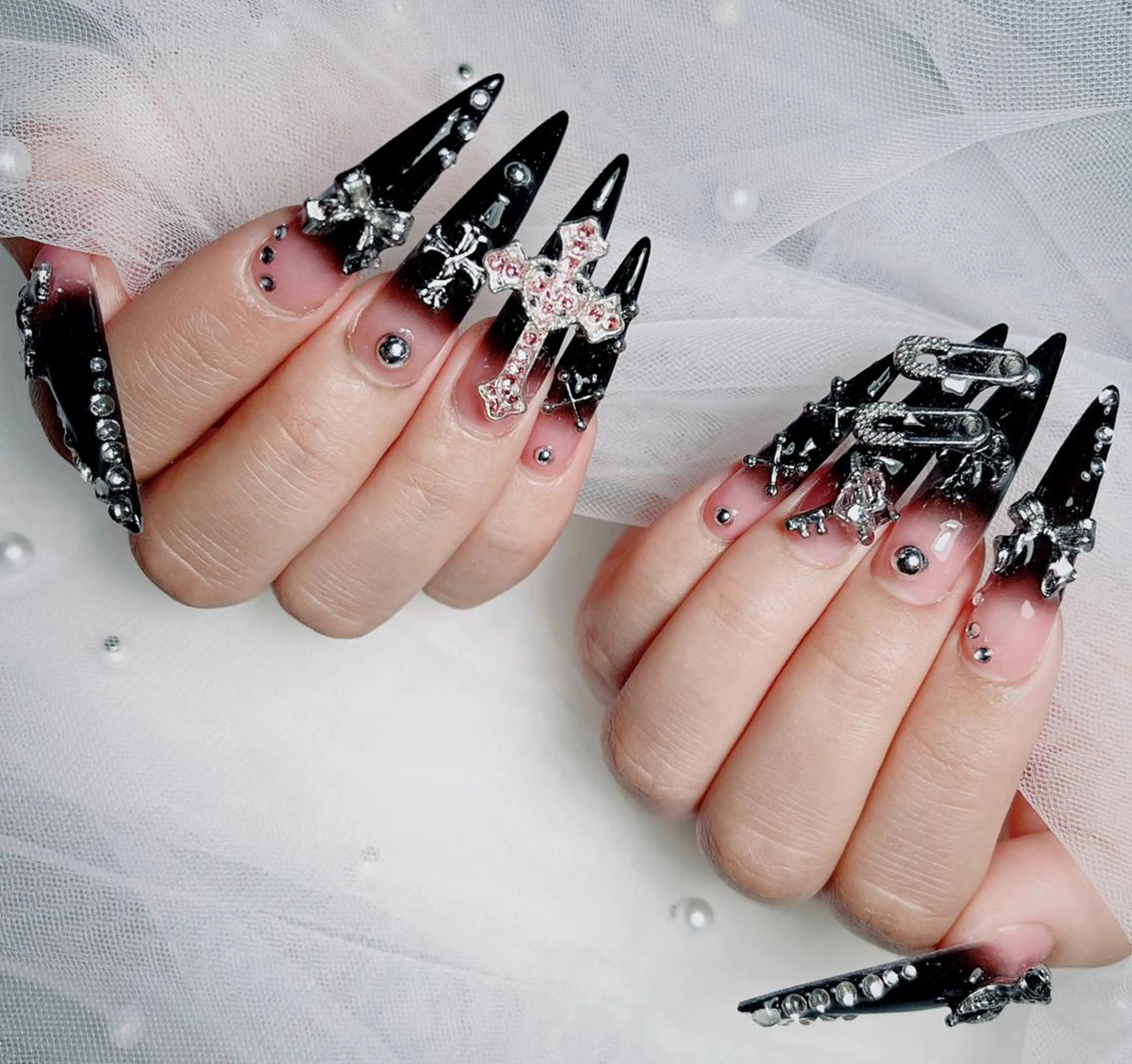 ネイル アートネイル 韓国ネイル 持ち込み ワンホンネイル ハンドネイル Lenie Nailsのネイルデザイン